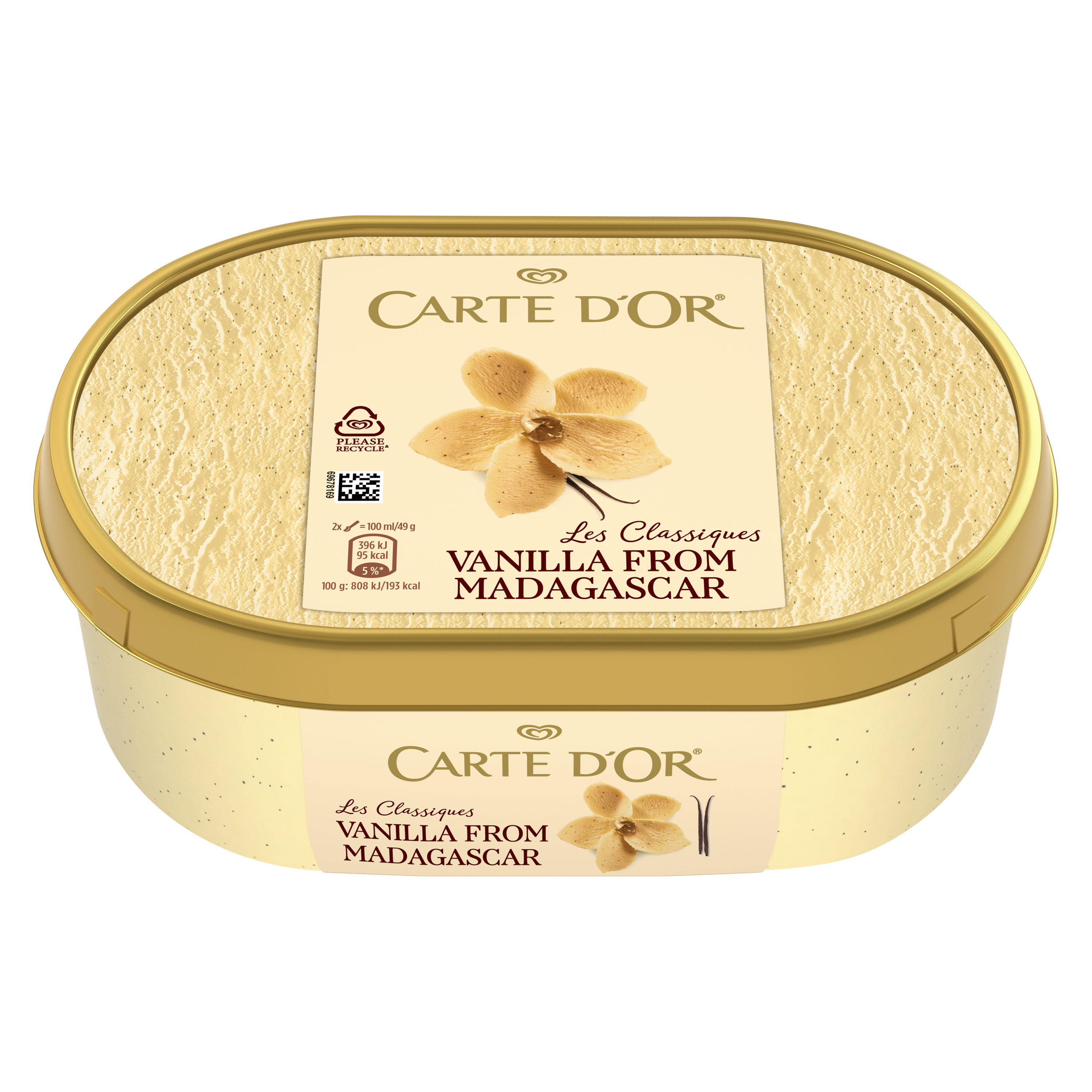 Lody Carte D'Or Les Classiques Vanilla 1000Ml