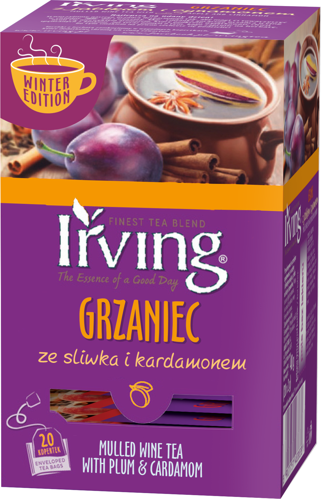Irving Grzaniec Z Śliwką I Kardamonem 20 Kopertek