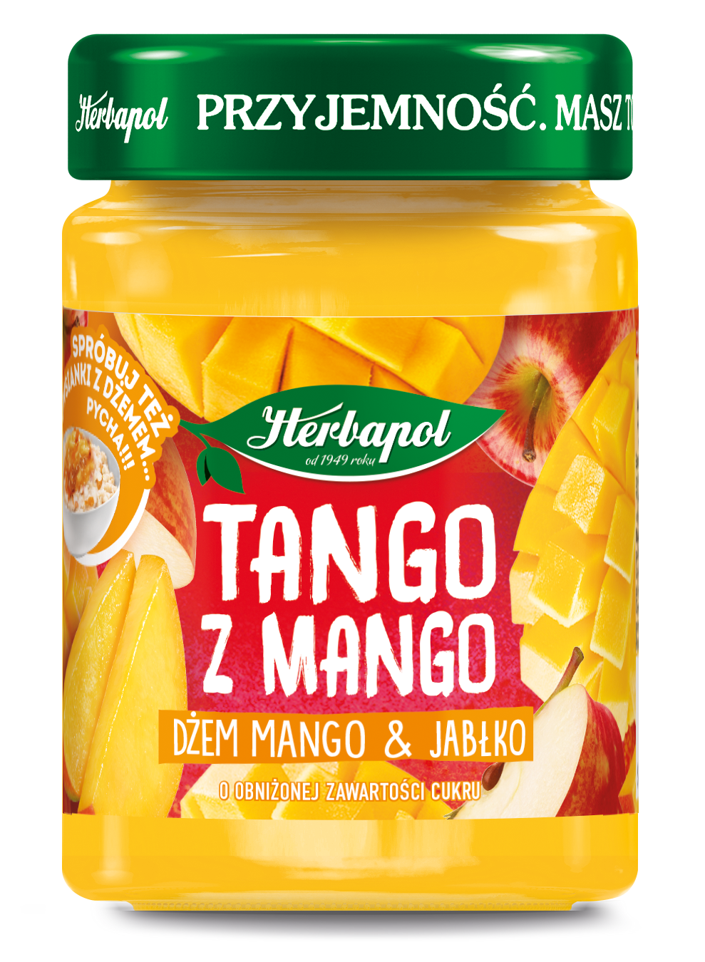 Herbapol Dżem Tango Z Mango - Mango & Jabłko 280 G