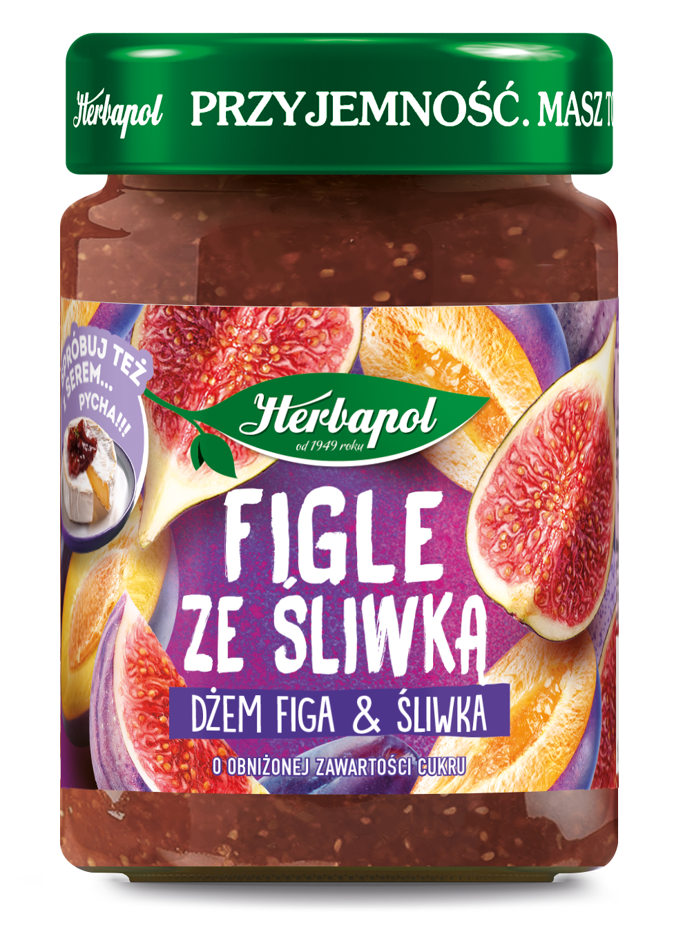 Herbapol Dżem Figle Ze Śliwką - Figa & Śliwka 280 G