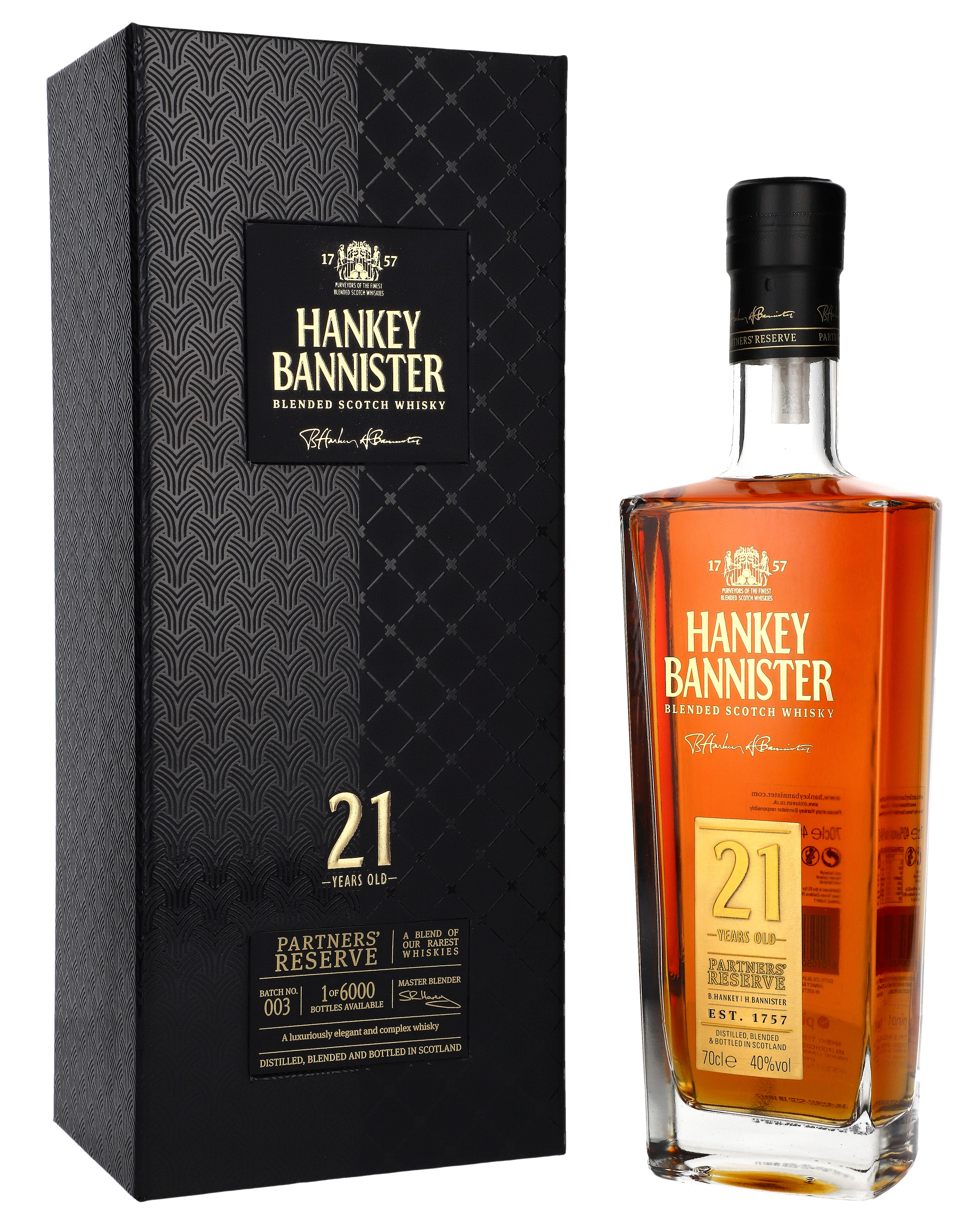 Whisky Hankey Bannister 21Y 40% 700 Ml