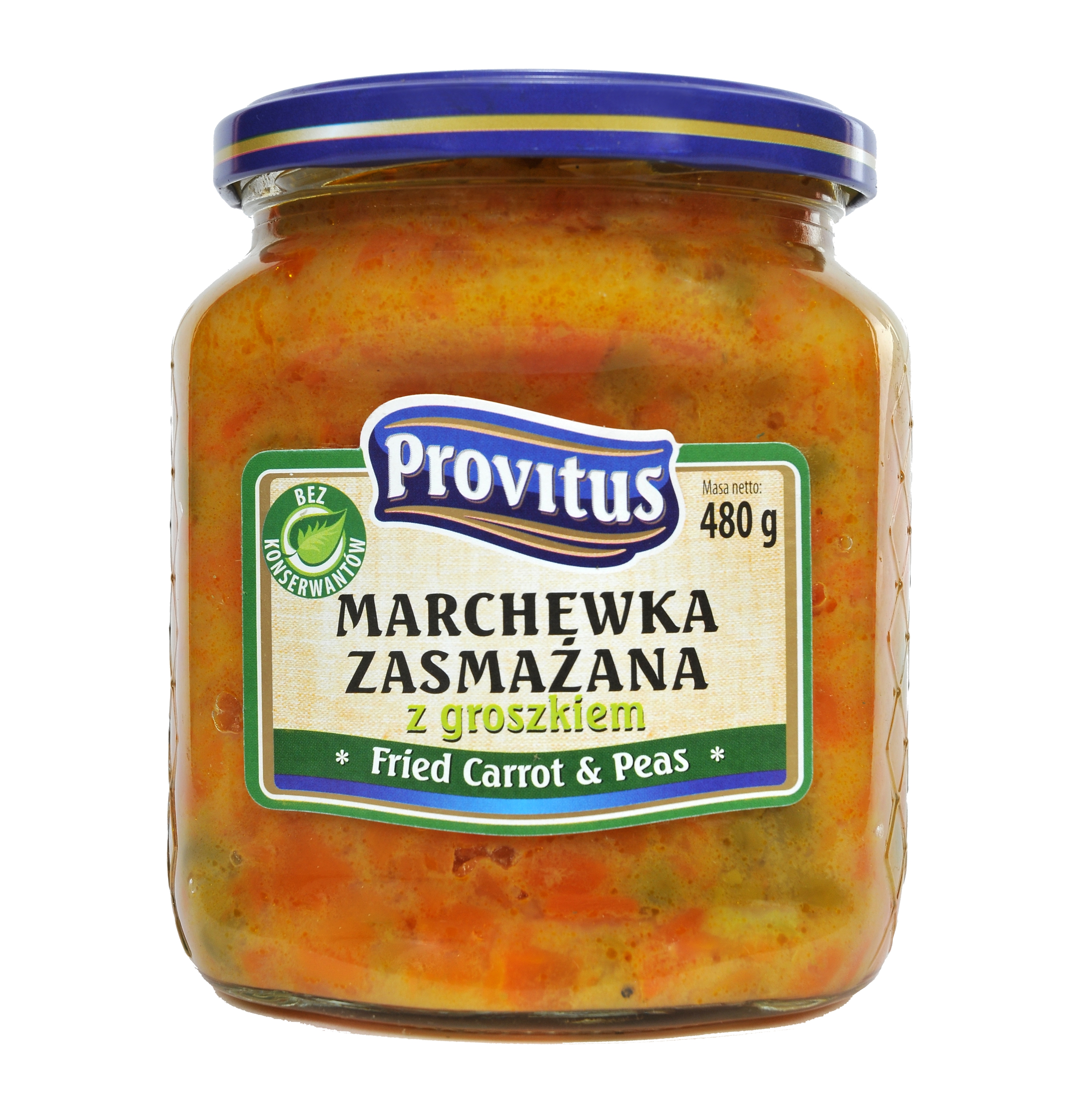 Marchewka Zasmażana Z Groszkiem Provitus 480G
