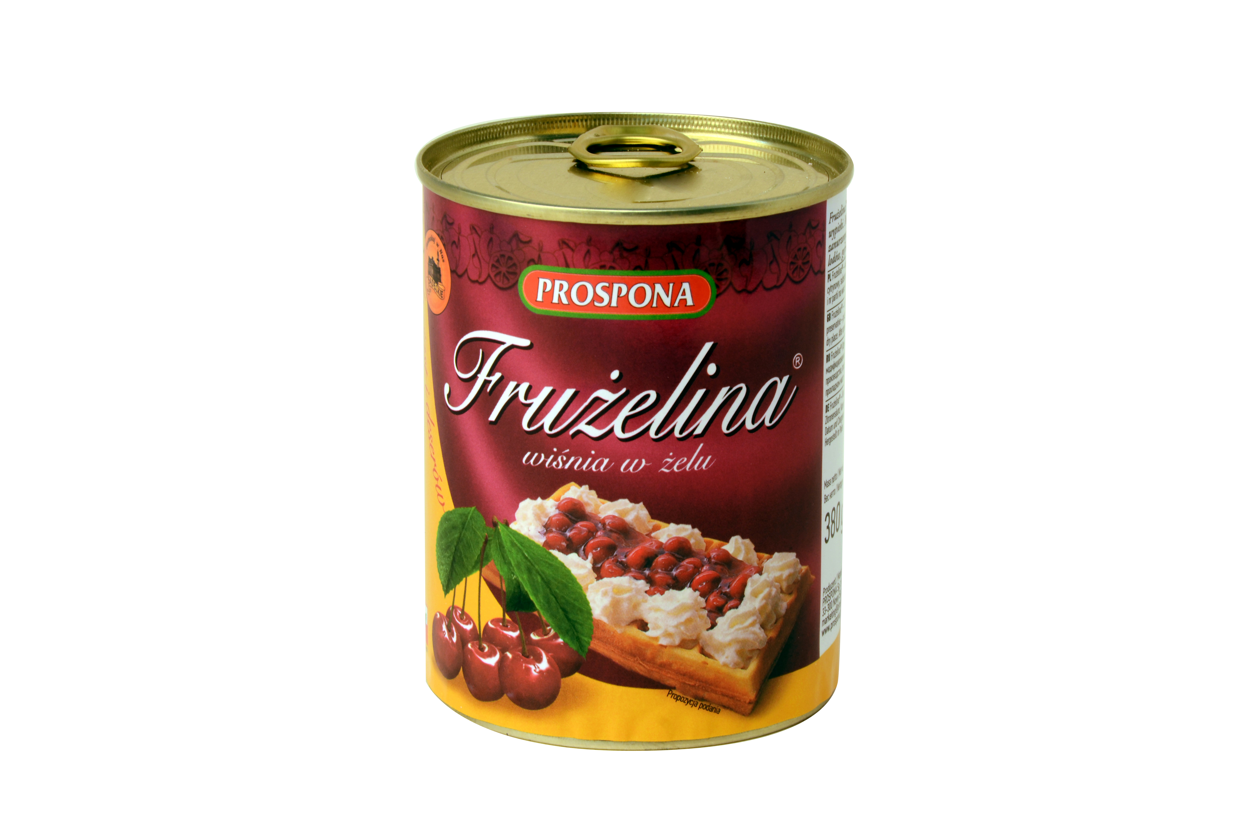 Prospona Frużelina Wiśnia W Żelu 380G
