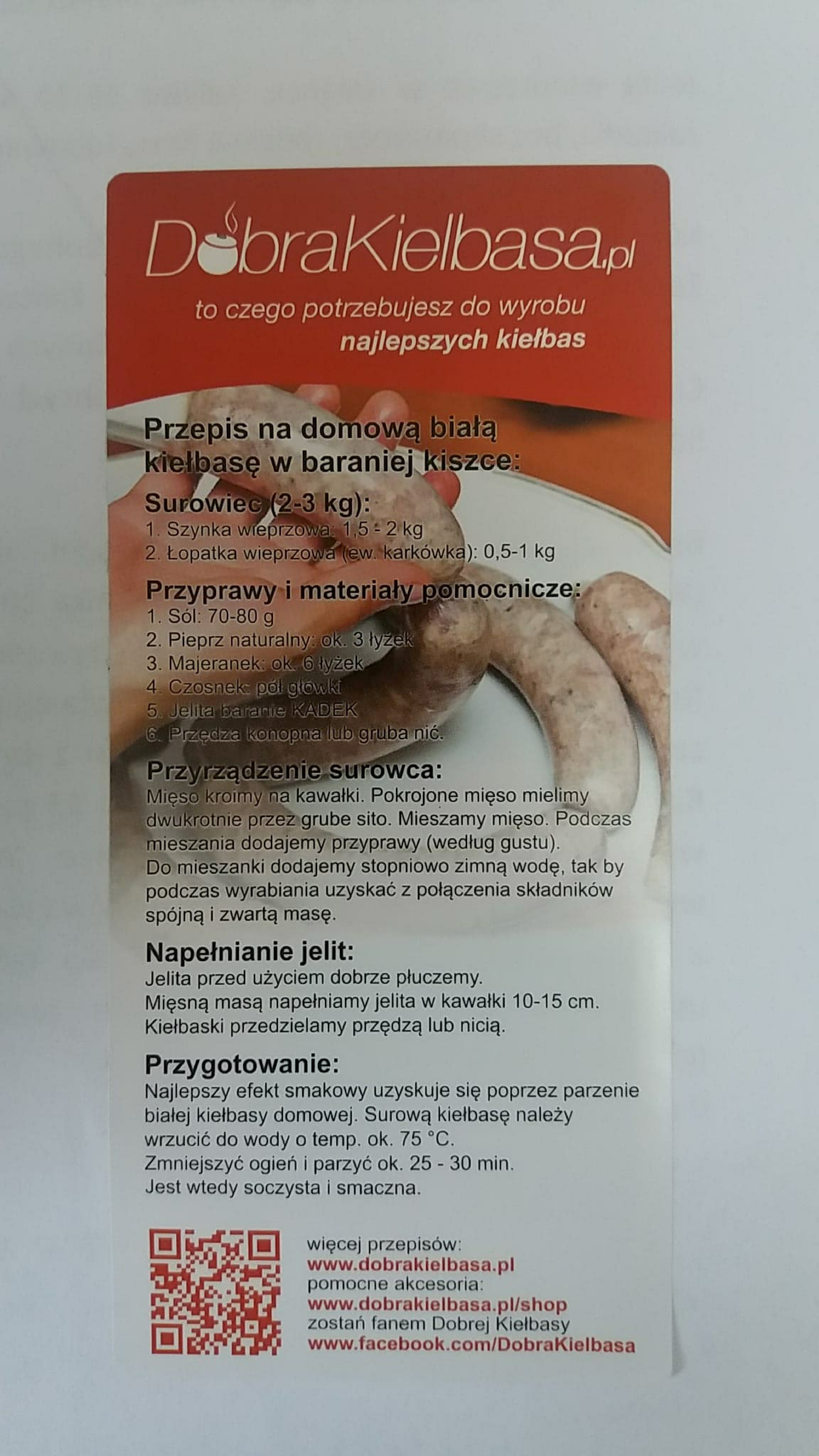 Jelita Naturalne Baranie 15M, Dobra Kiełbasa