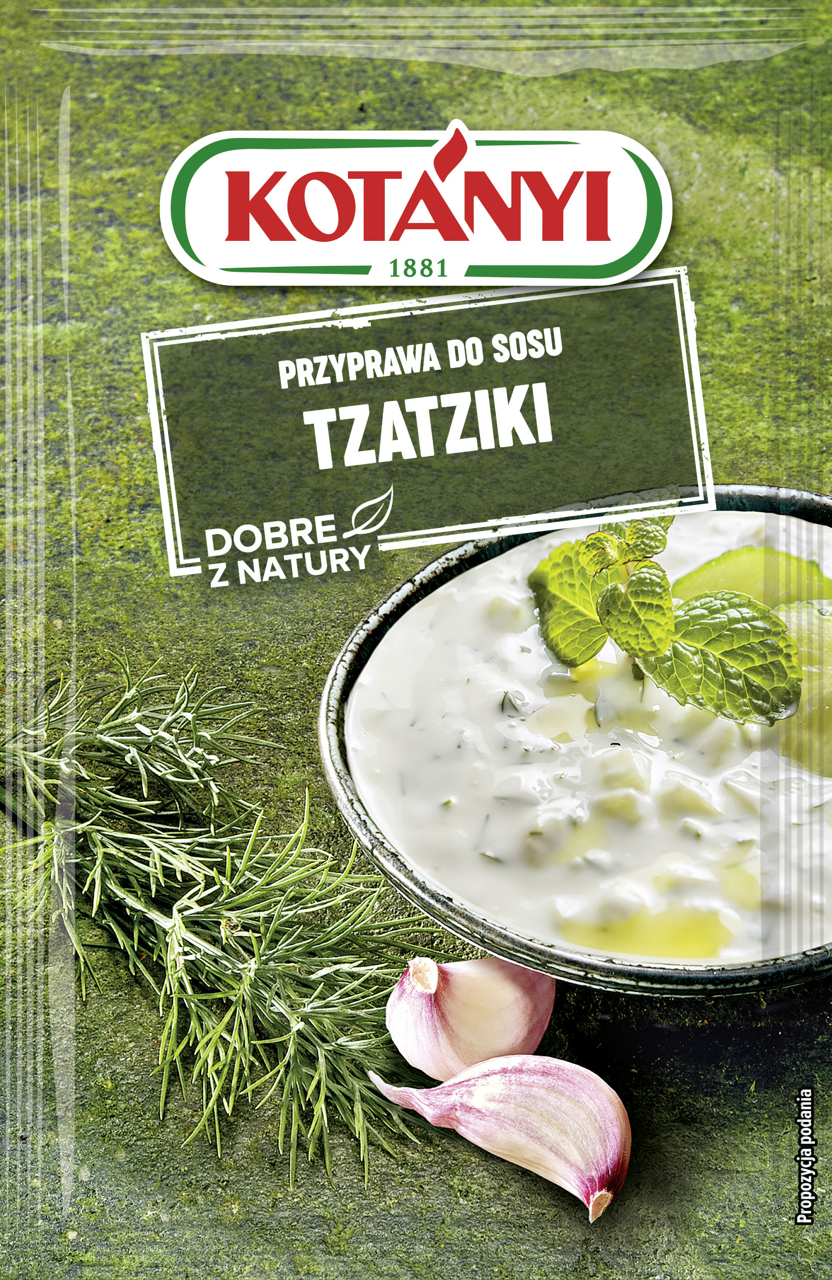 Kotanyi Przyprawa Do Sosu Tzatziki 20G