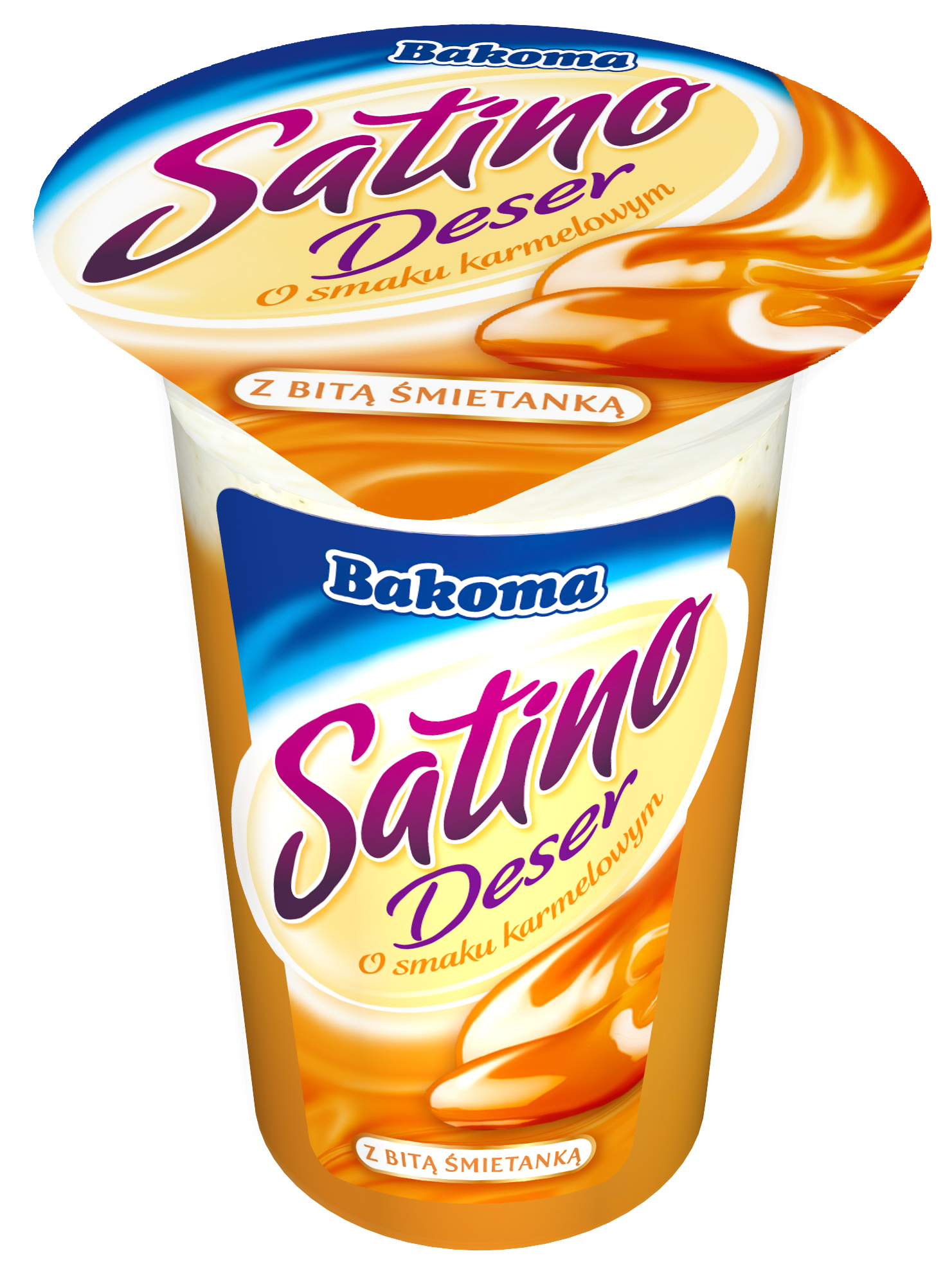 Satino Deser O Smaku Karmelowym Z Bitą Śmietanką 170G