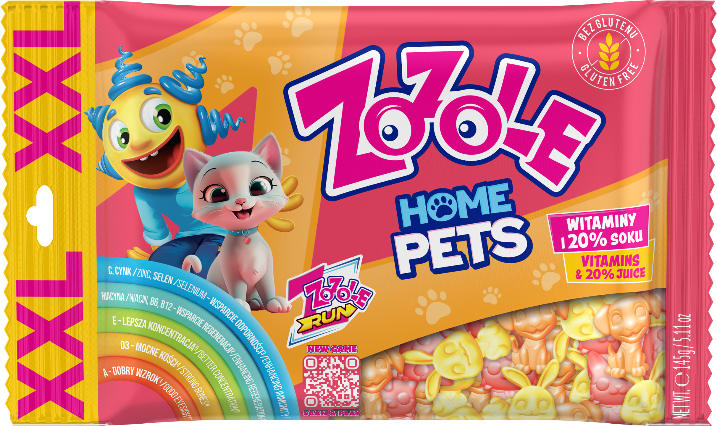 Żelki Zozole Home Pets 145G Mieszko
