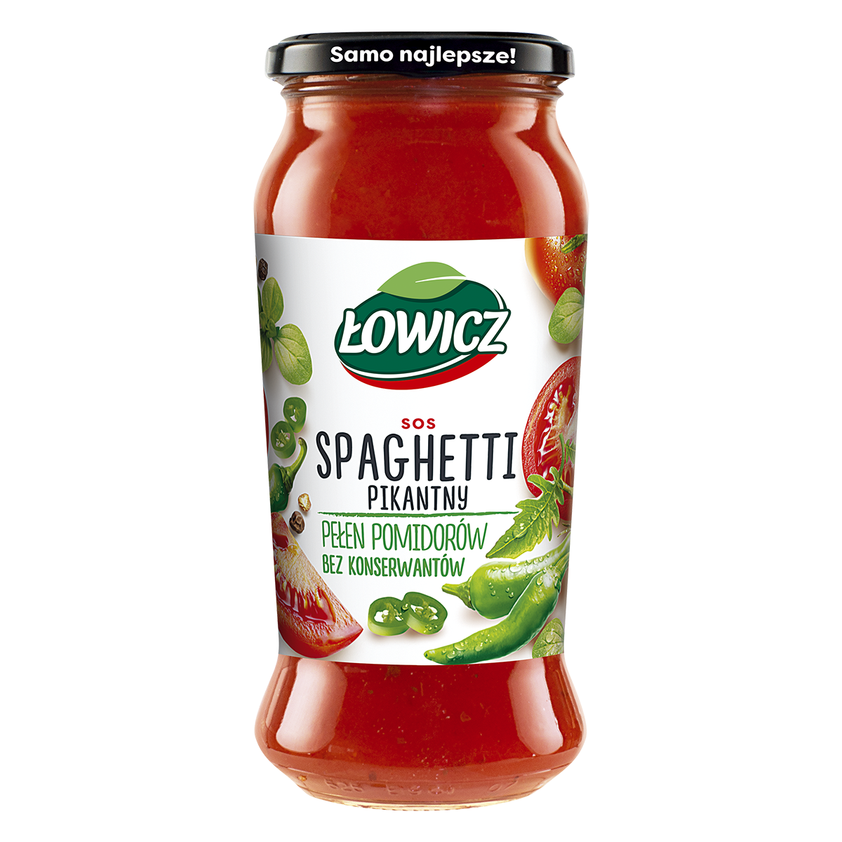 Łowicz Sos Spaghetti Pikantny 500 G