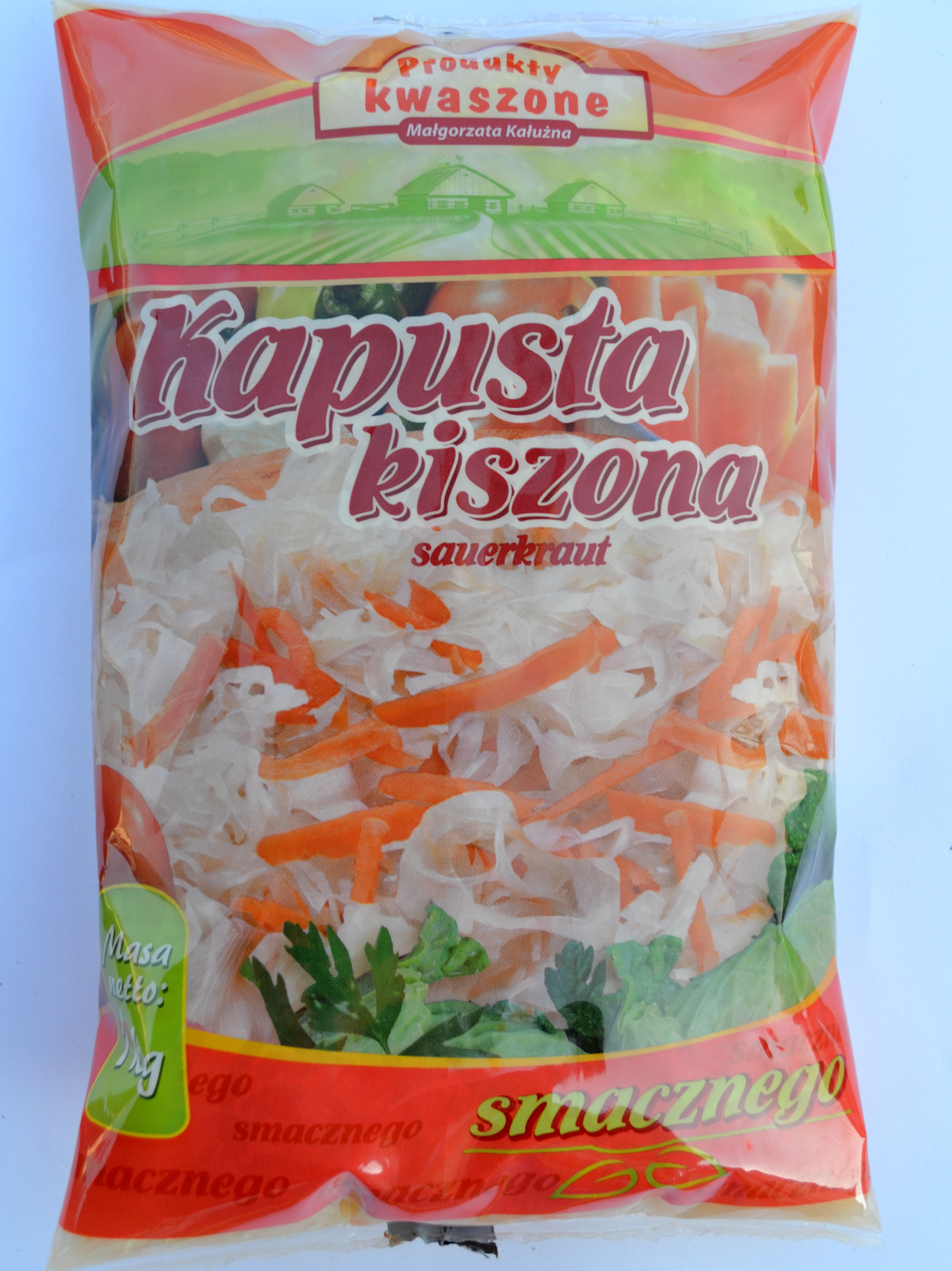 Kapusta Kiszona Polska 1Kg Małgorzata Kałużna