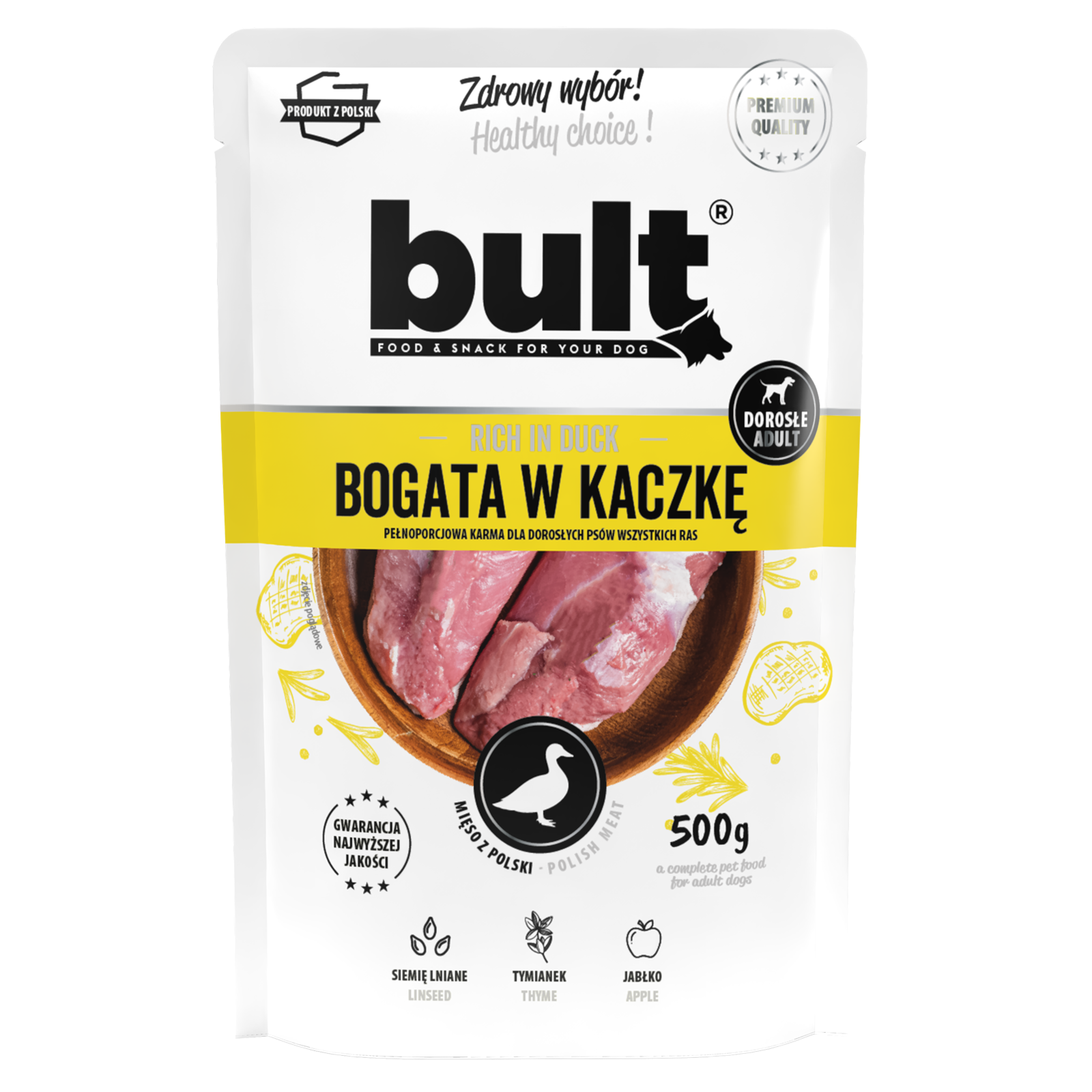 Bult Saszetka Dla Psa Bogata W Kaczkę 500G