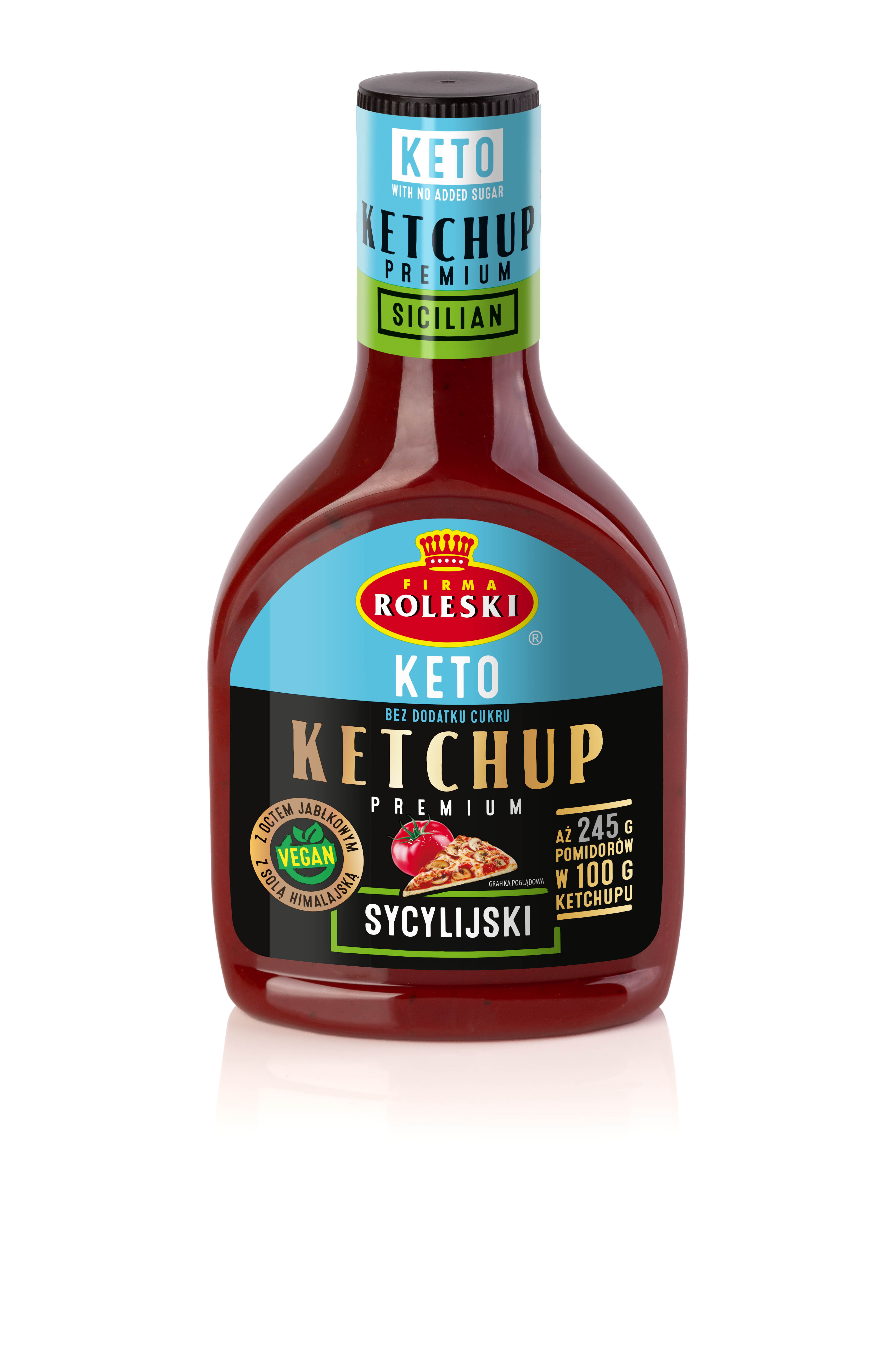 Roleski Ketchup Keto Sycylijski 425 G