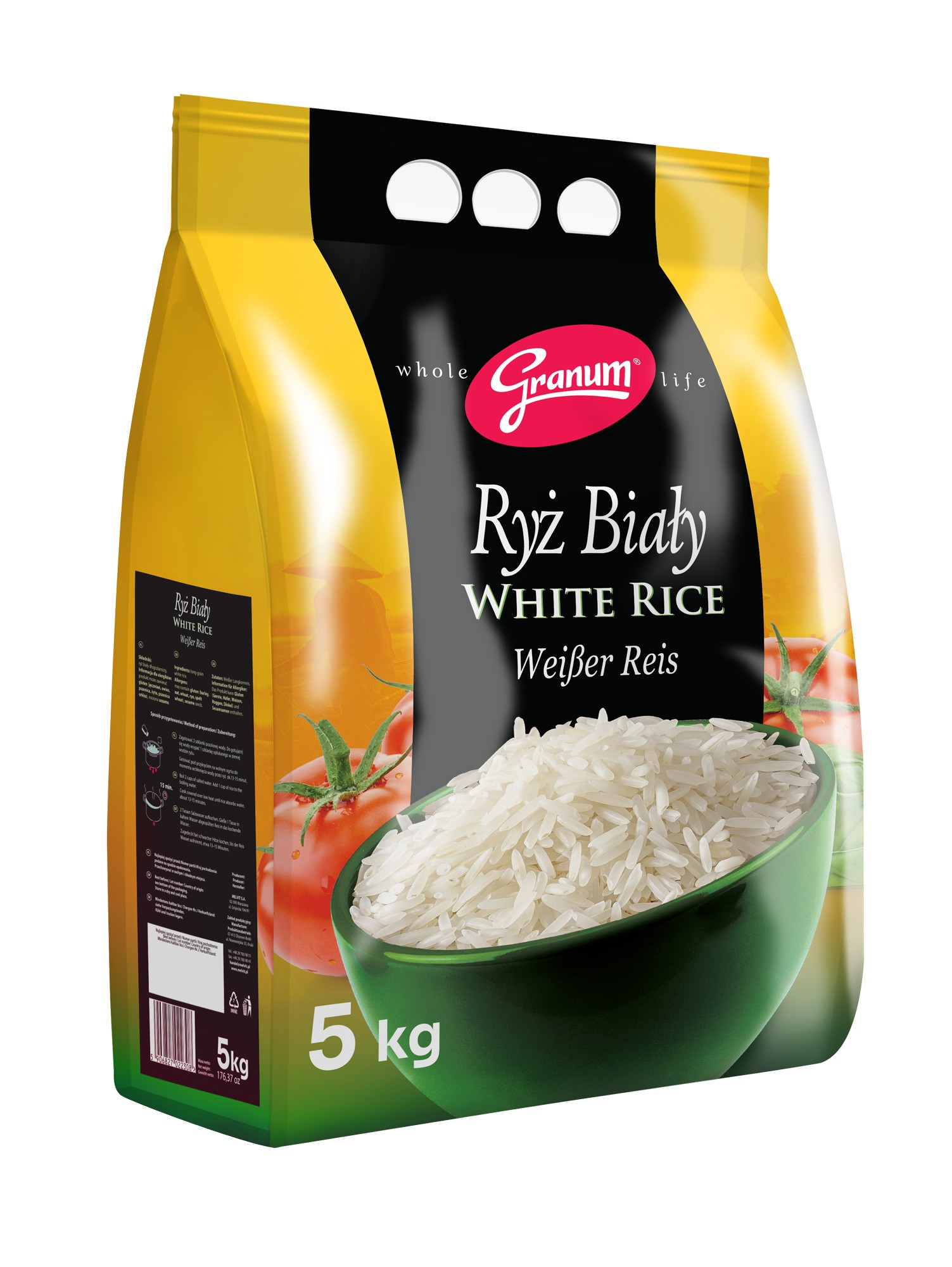 Ryż Biały Granum 5Kg