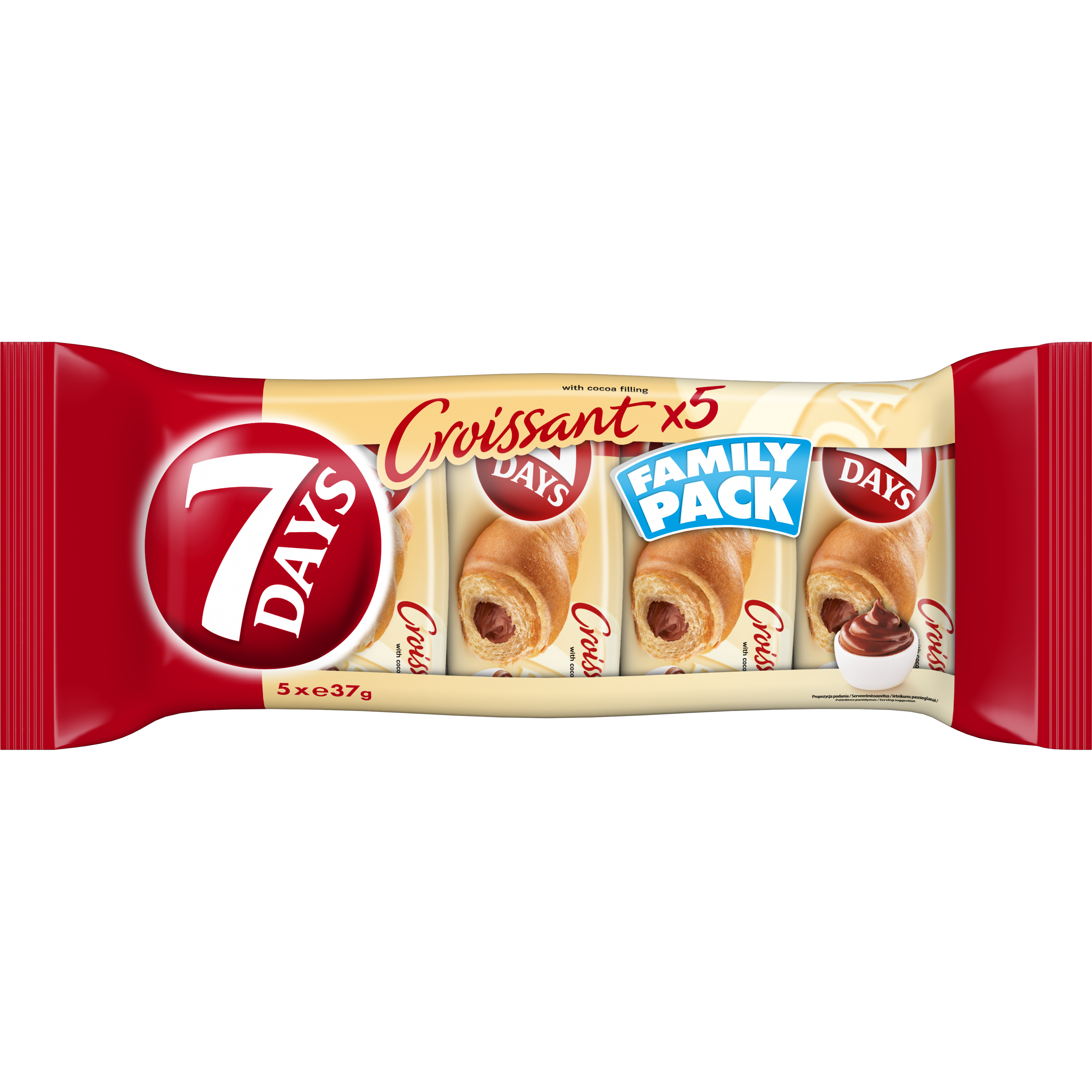 7 Days Cocoa 5X37G Multipack