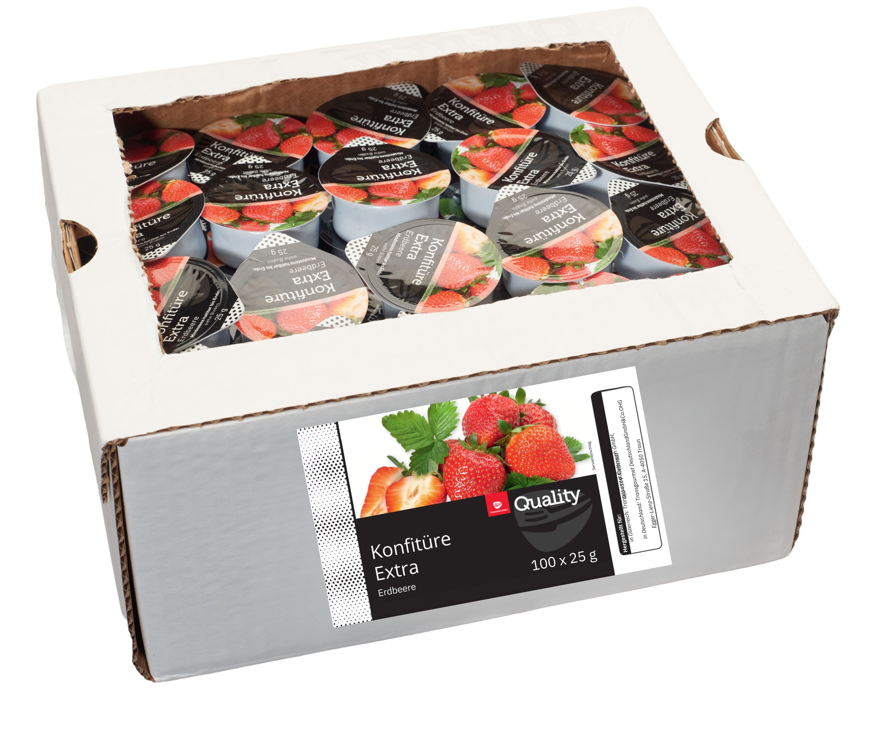 Tgq Konfitura Truskawkowa 25 G X 100 Szt.