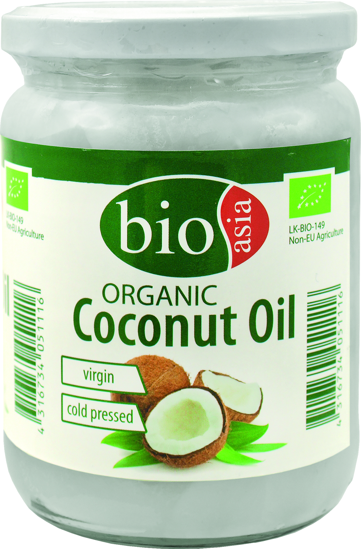 Bio Olej Kokosowy Virgin 500 Ml Bioasia