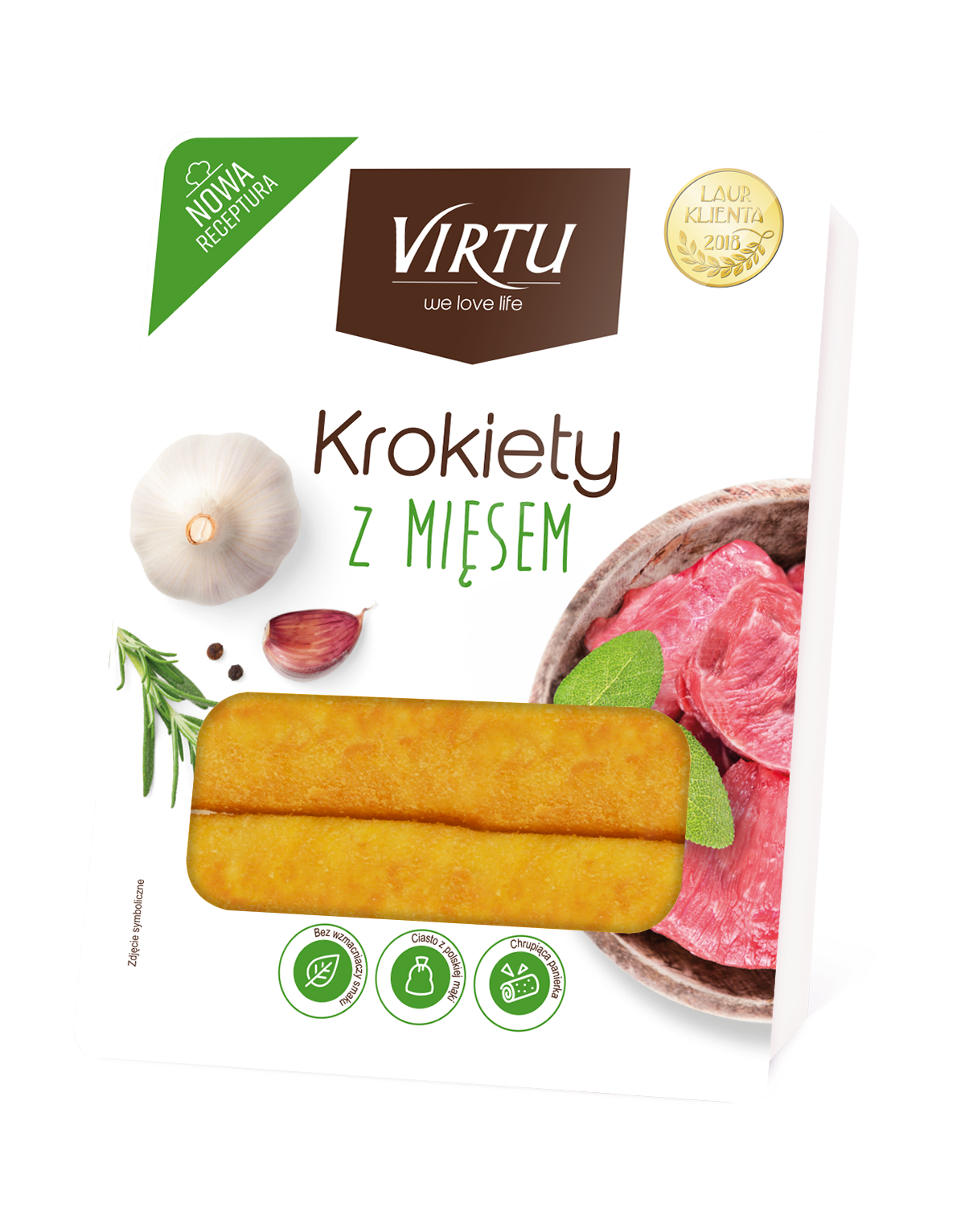 Krokiety Z Mięsem Virtu 400G