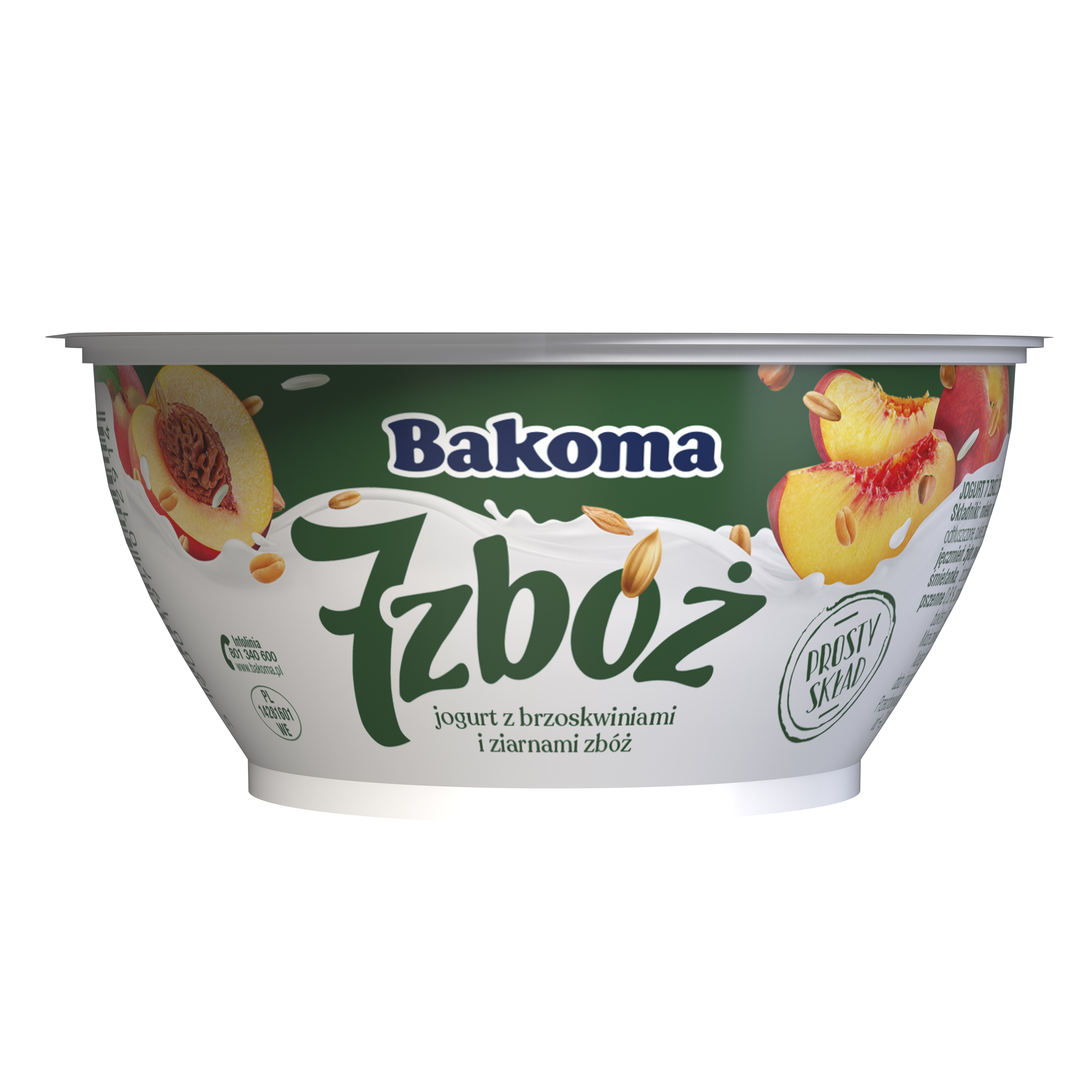 Jogurt 7 Zbóż Z Brzoskwiniami 140G