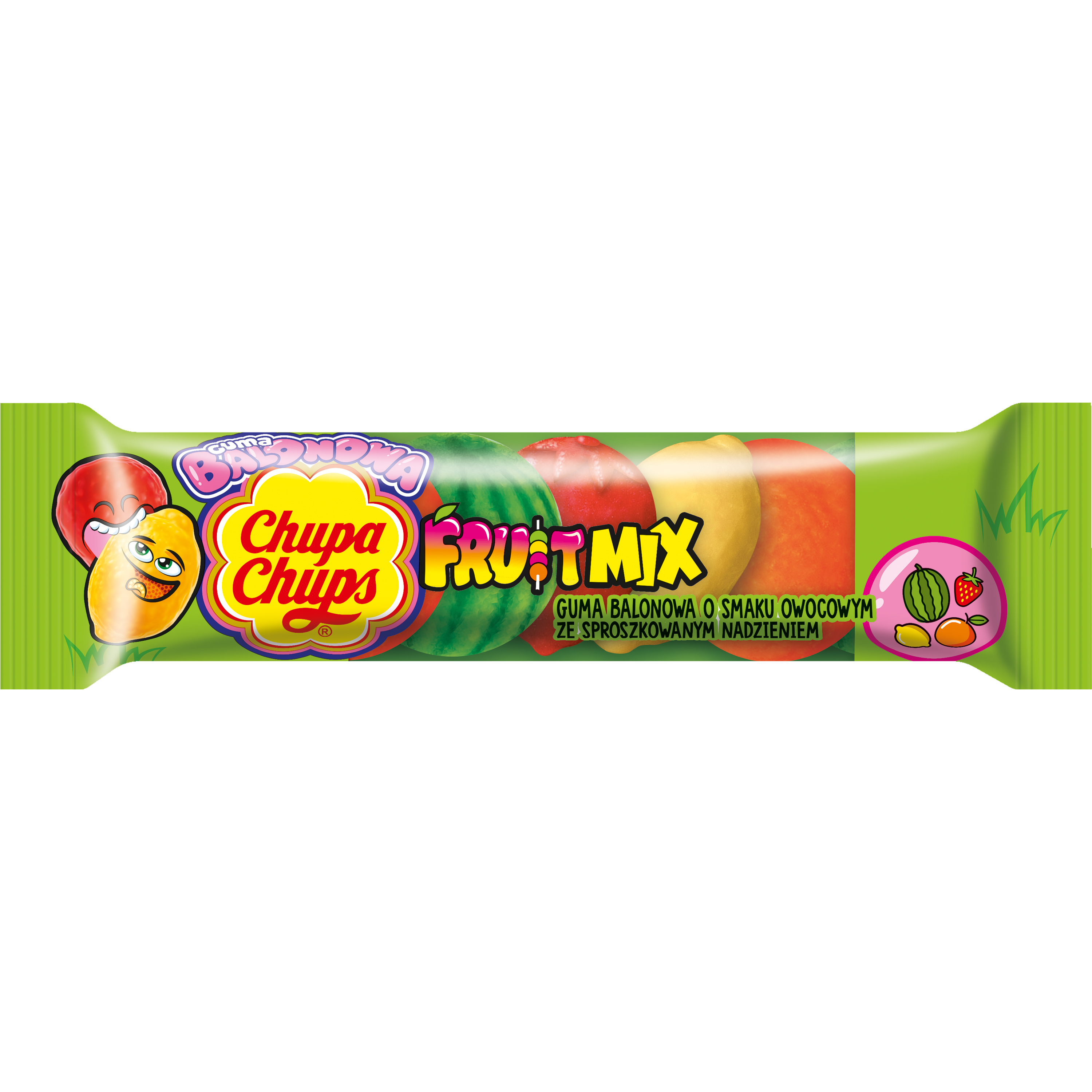 Chupa Chups Guma Balonowa Fruit Mix Flowpack 20G
