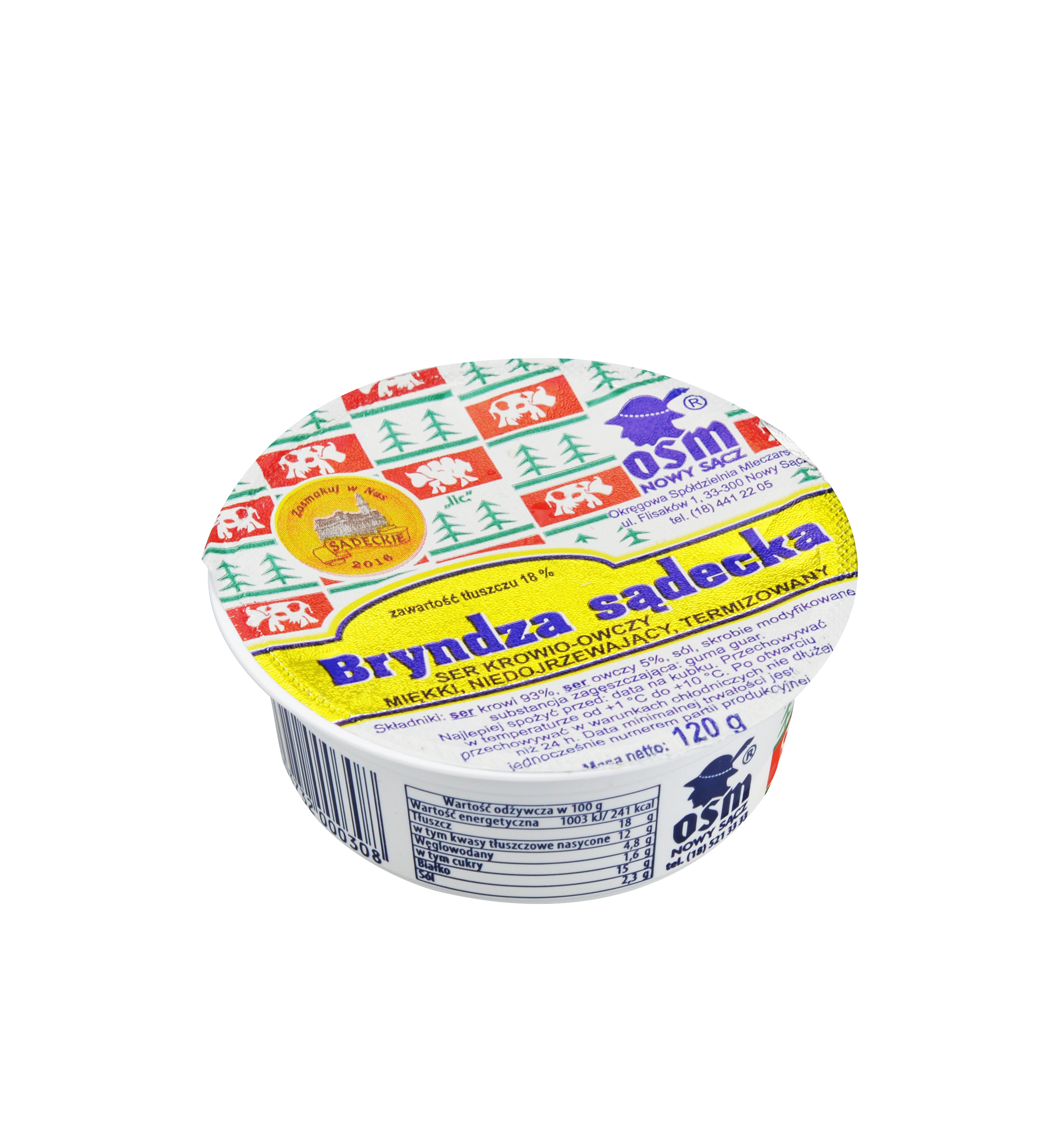 Bryndza Sądecka 18% 120G