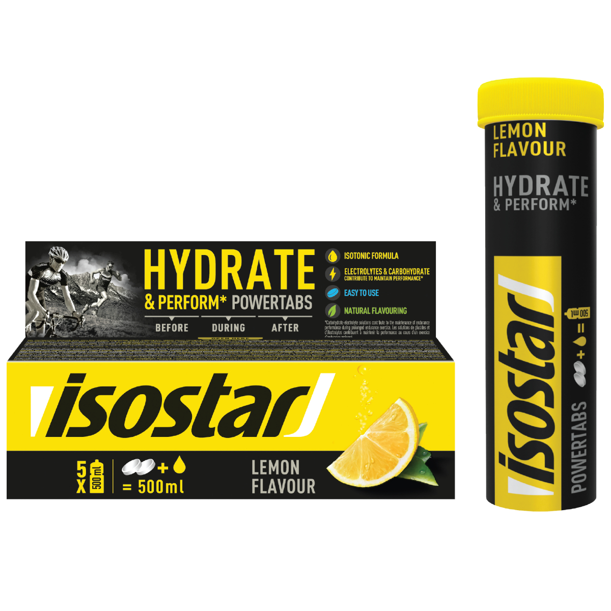 Isostar Tabletki Hydrate & Perform Powertabs Cytryna (10X12G)