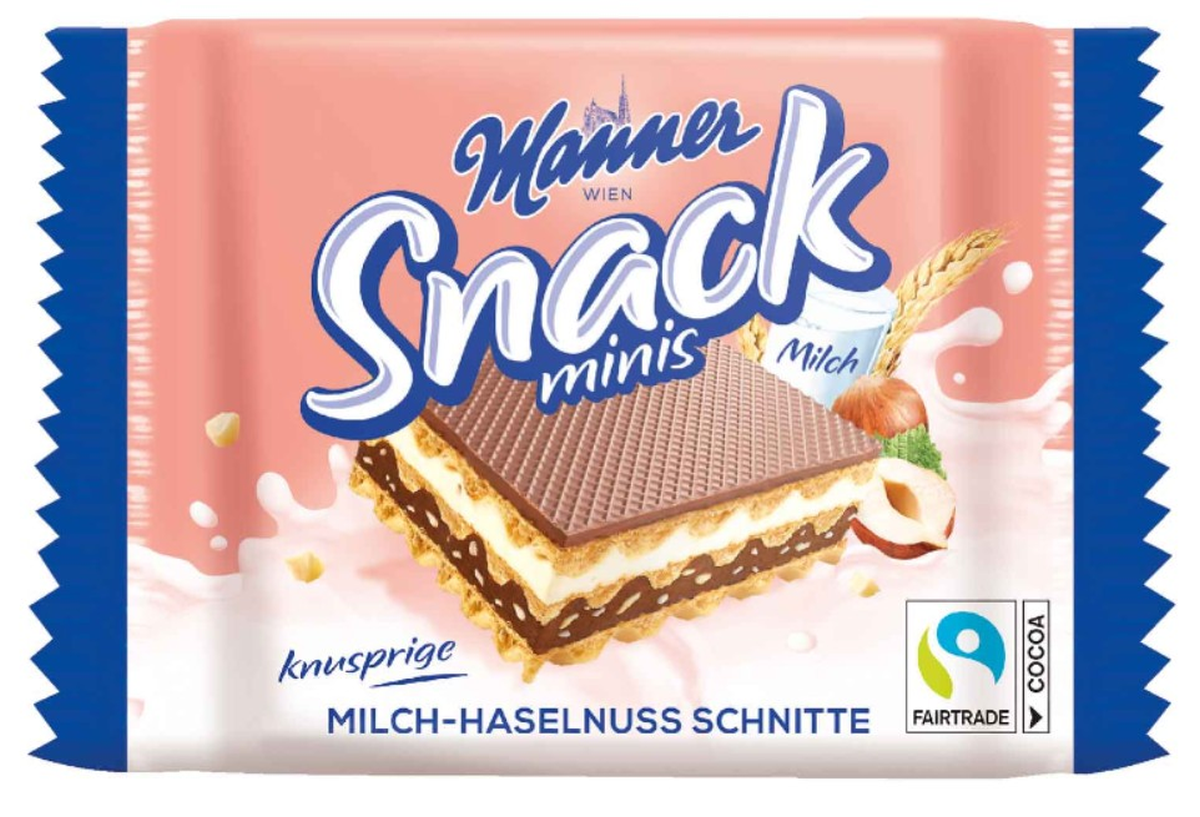 Manner Wafle Minis Z Orzechami 25G