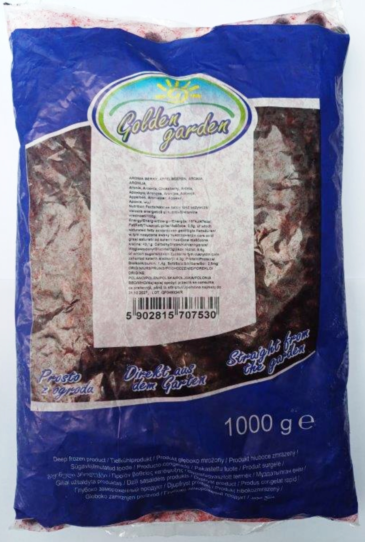 Golden Garden Aronia Mrożona 1 Kg