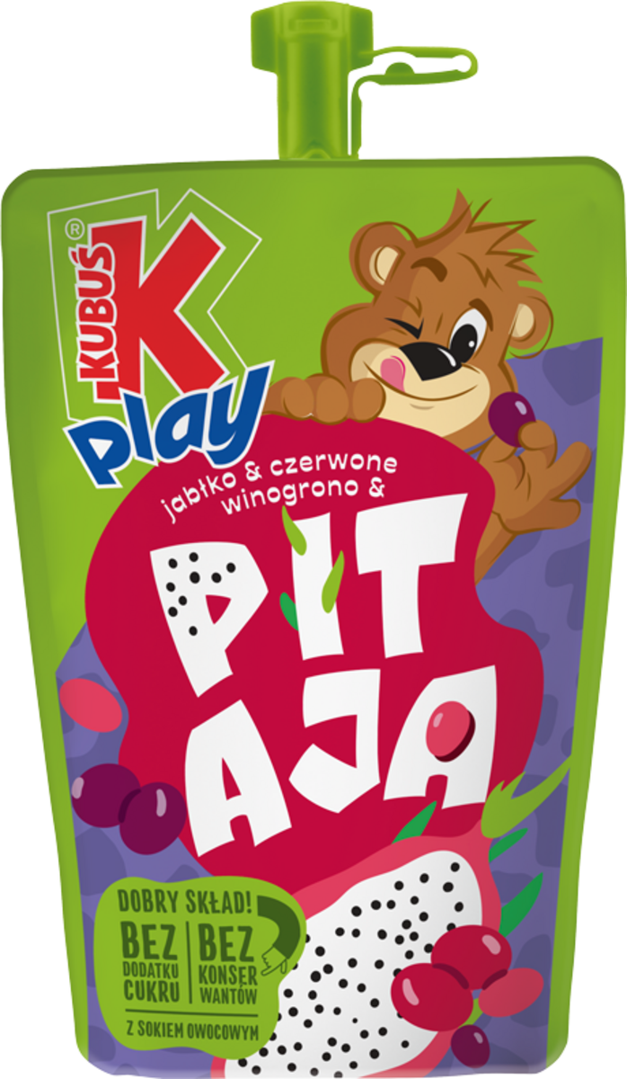 Kubuś Play Jabłko Czerwone Winogrono I Pitaja 200 Ml