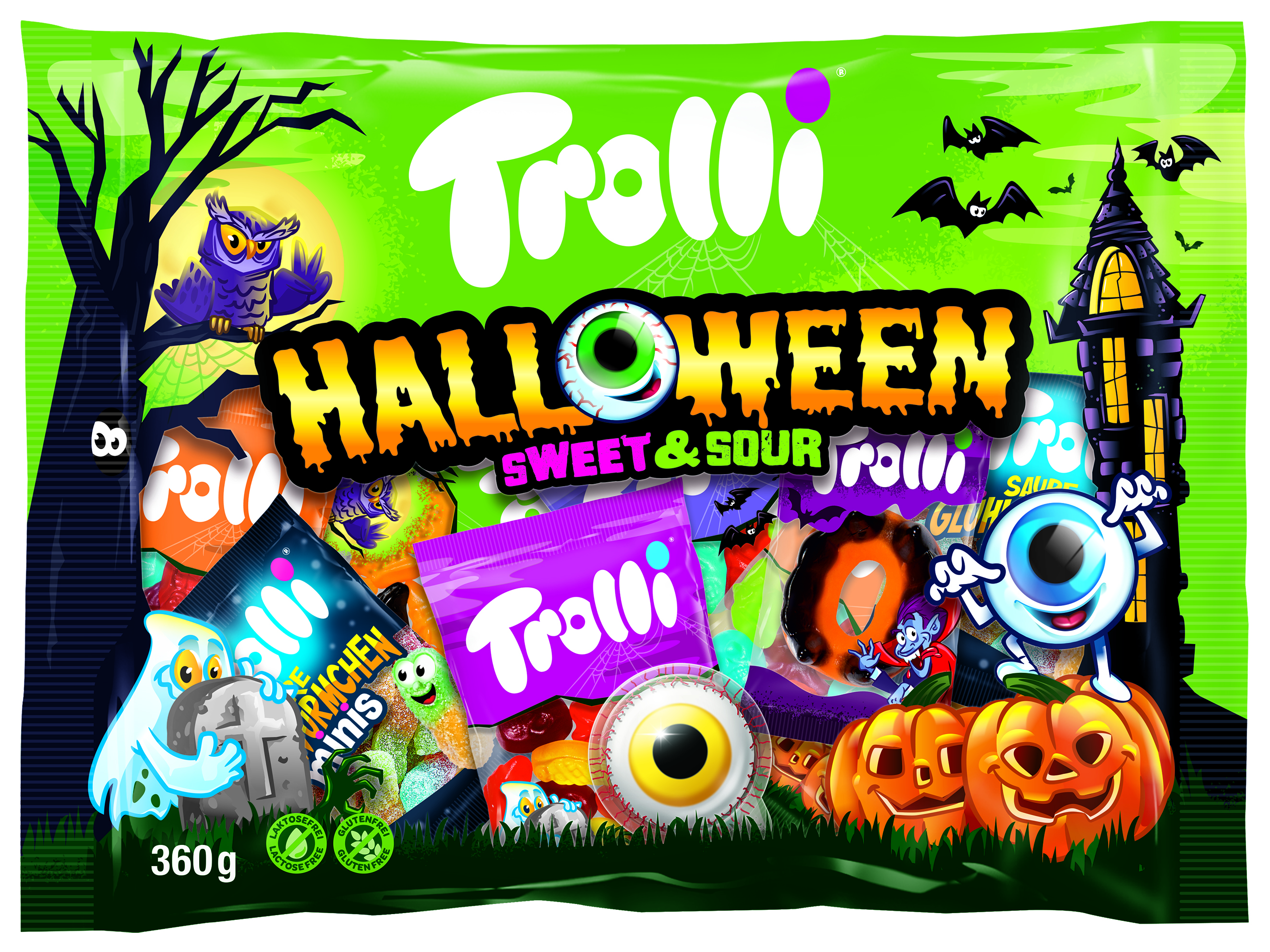 Trolli Żelki Halloween Sweet & Sour Mix 360G
