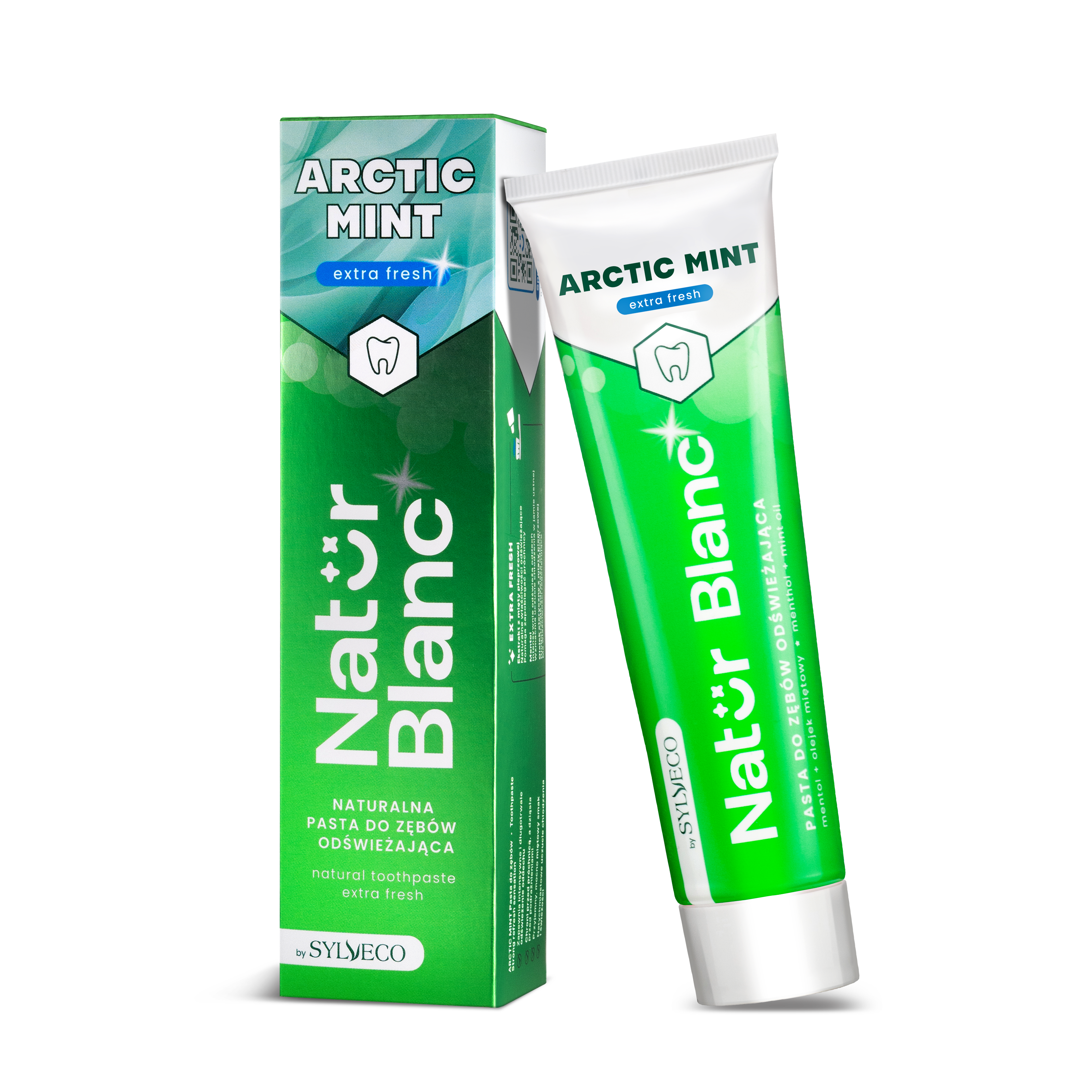 Sylveco Natur Blanc Pasta Do Zębów Arctic Mint 100Ml Odświeżająca