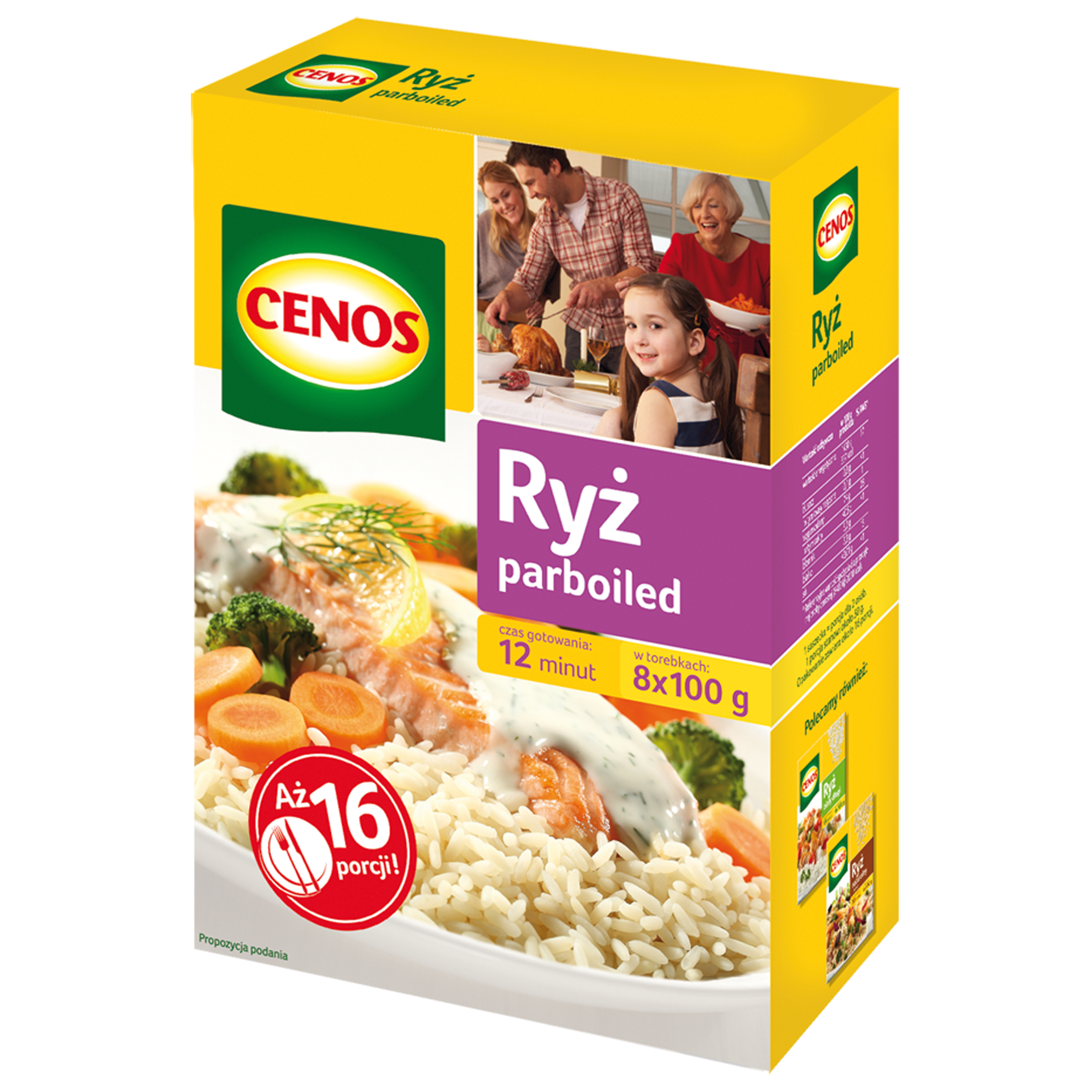 Cenos Ryż Paraboiled 8X100 G
