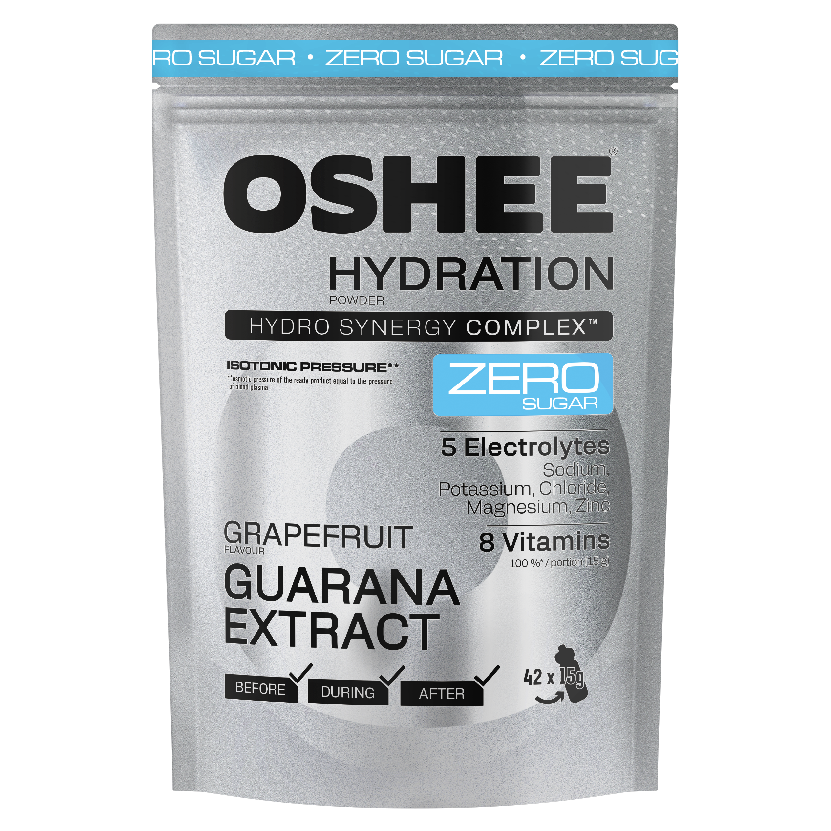 Oshee Hydration Powder Grapefruit Zero Doypack 630G
