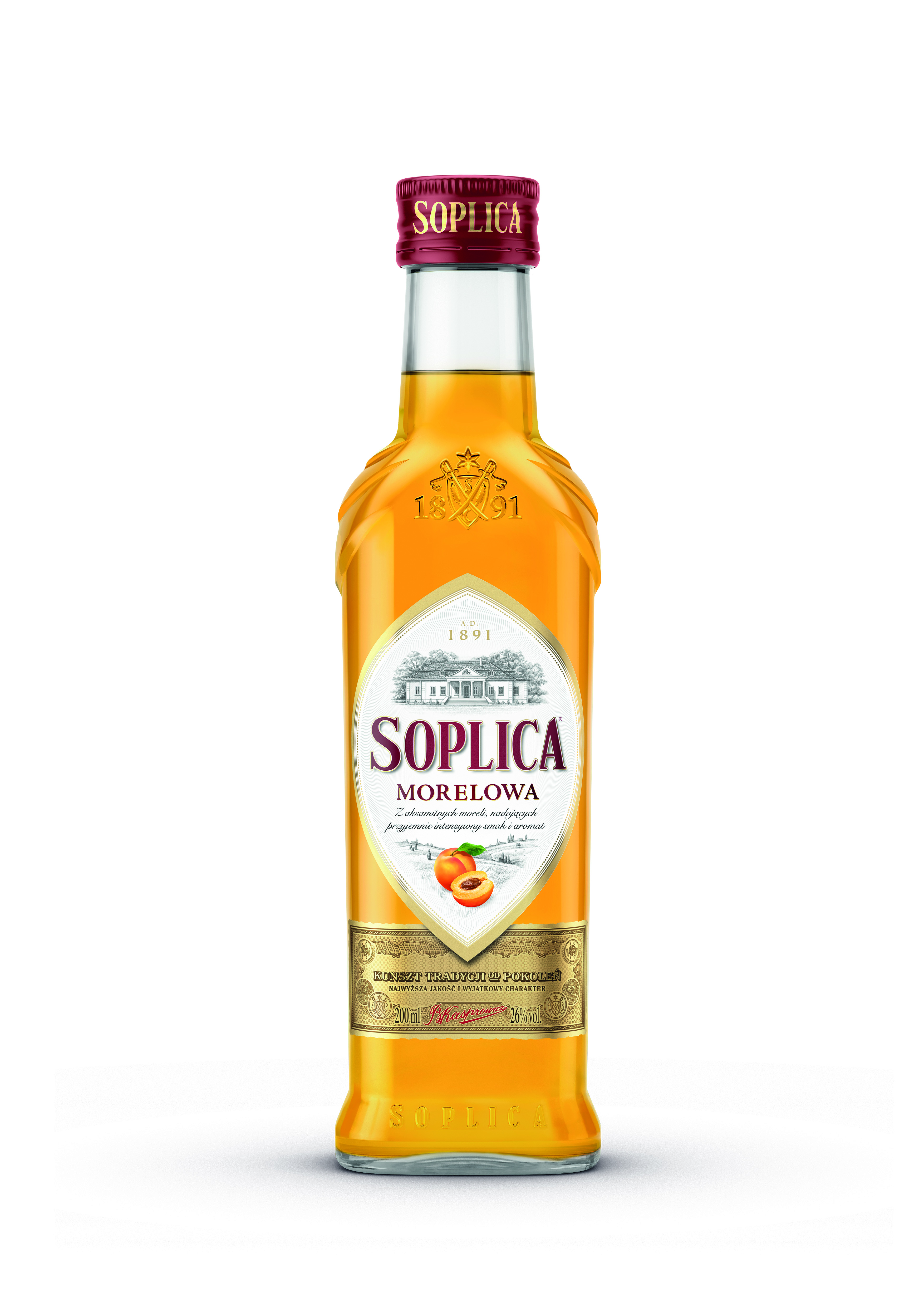 Likier Soplica Morelowa 26 % 200 Ml