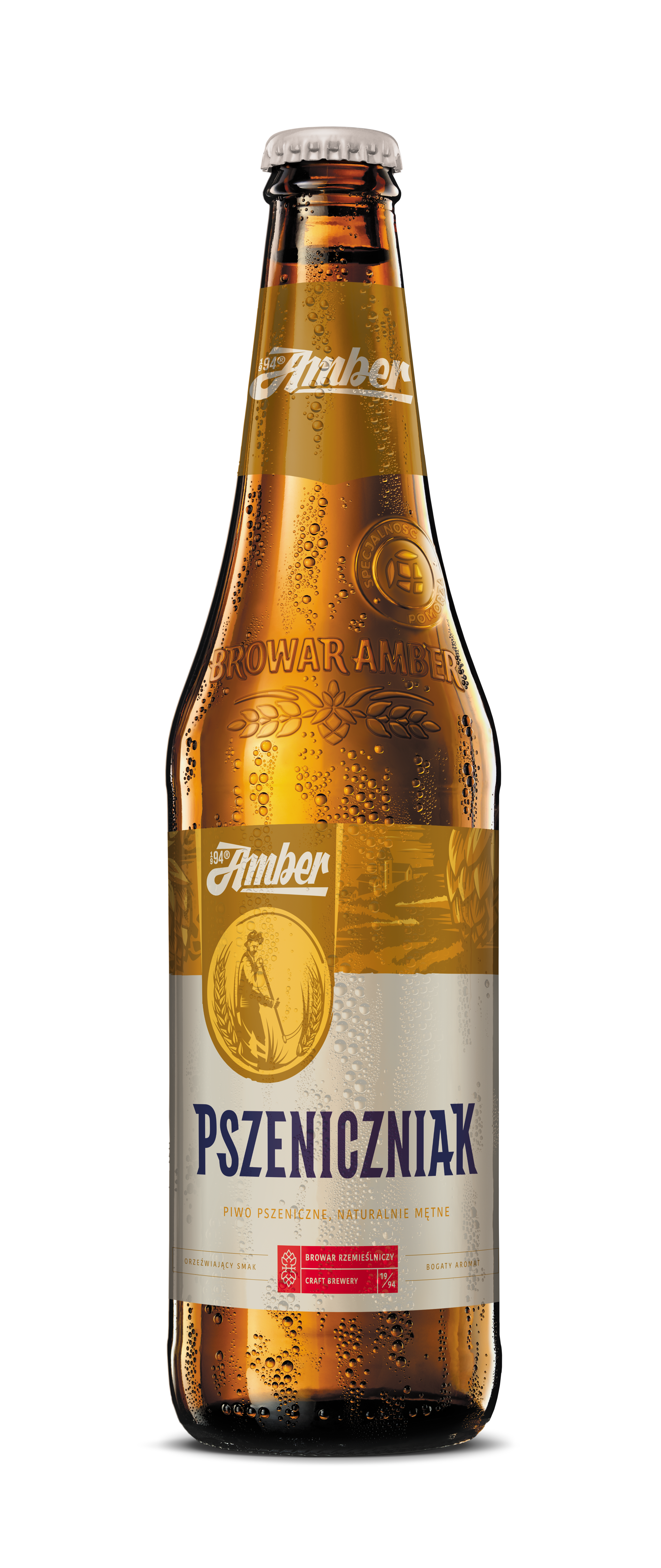 Browar Amber Piwo Pszeniczniak 500Ml Butelka Bezzwrotna