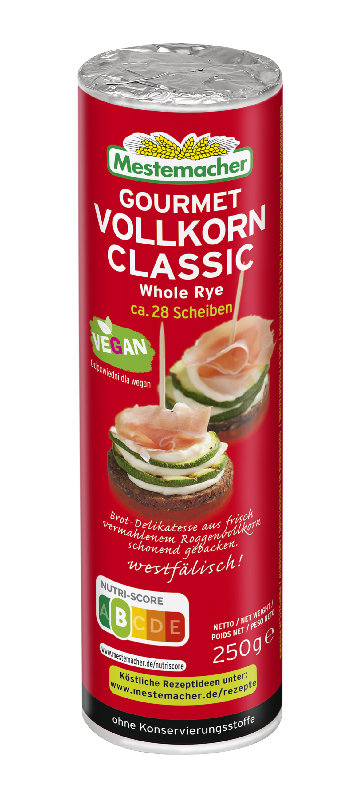 Chleb Party Żytni 250 G Mestemacher