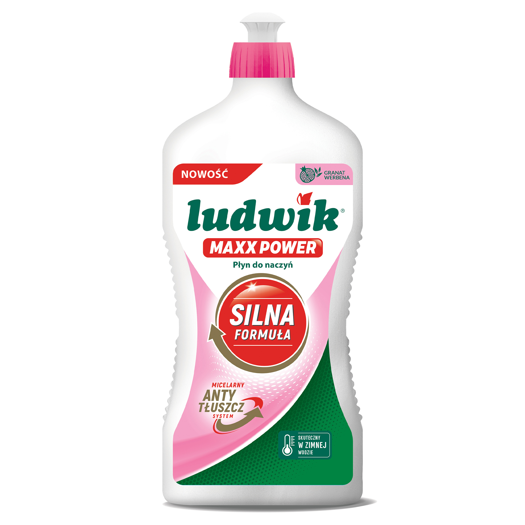 Ludwik Maxx Power Płyn Do Mycia Naczyń Granat Z Werbeną 725G