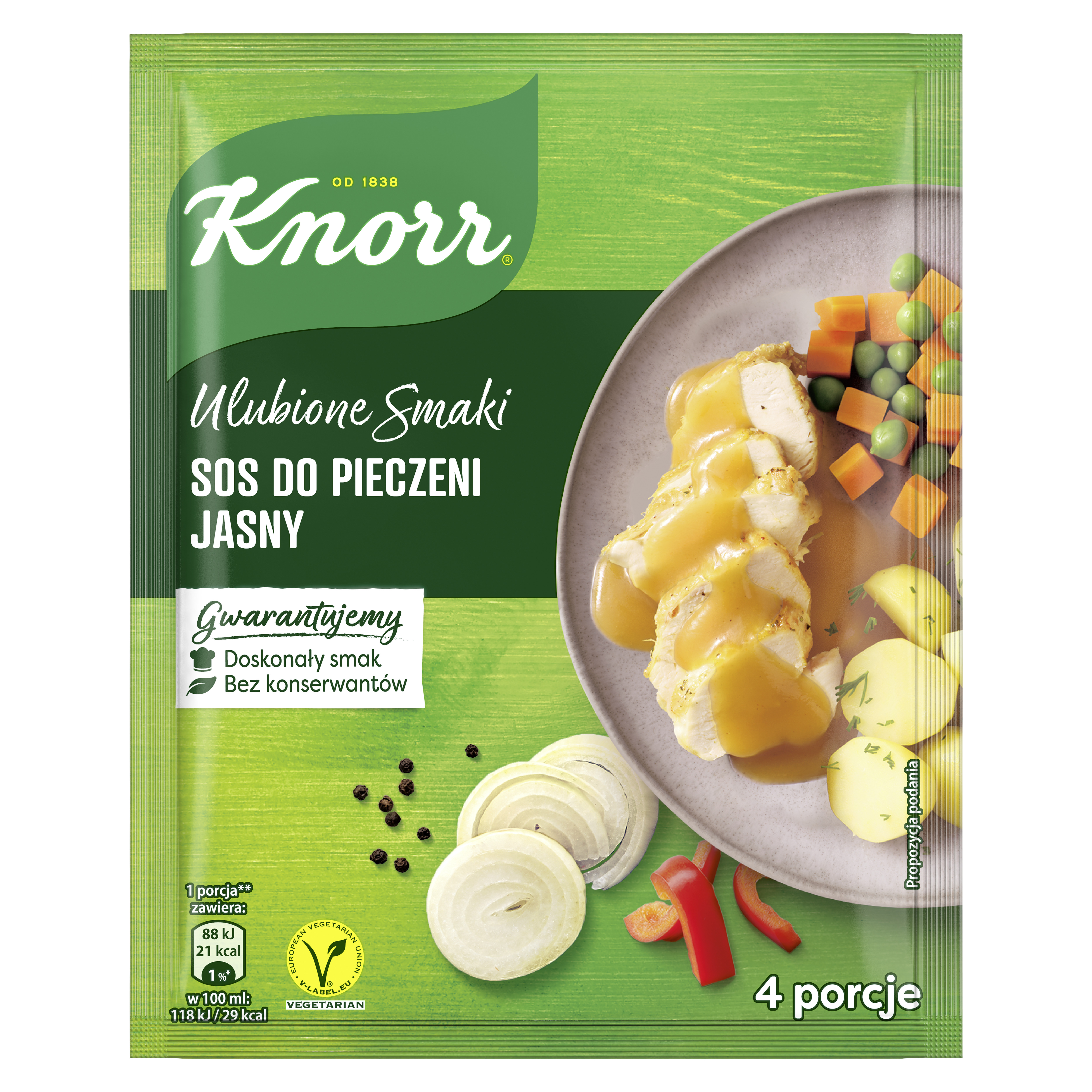 Knorr Ulubione Smaki Sos Do Pieczeni Sos Do Pieczeni Jasny 25 G
