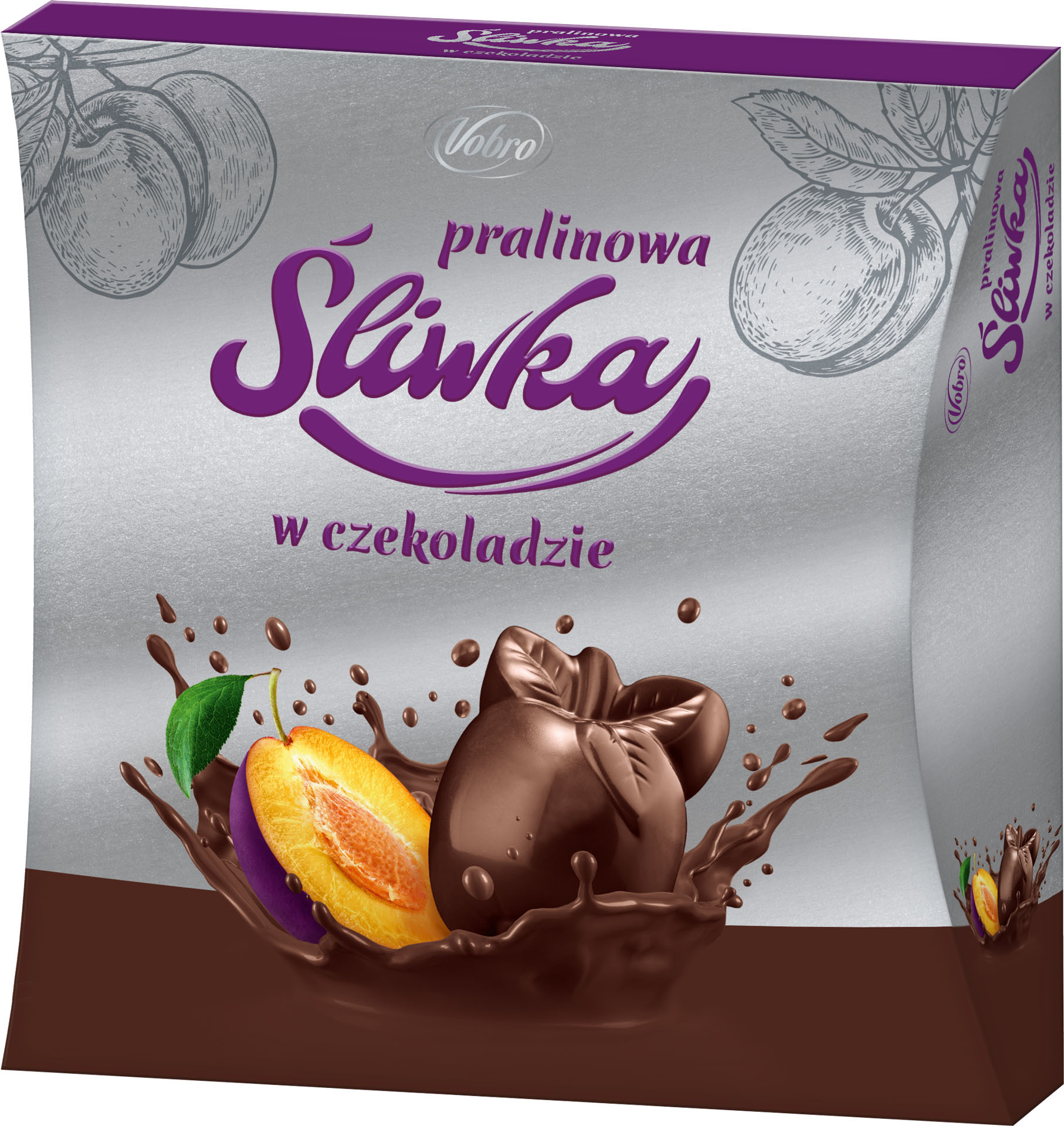 Vobro Pralinowa Śliwka W Czekoladzie 144G