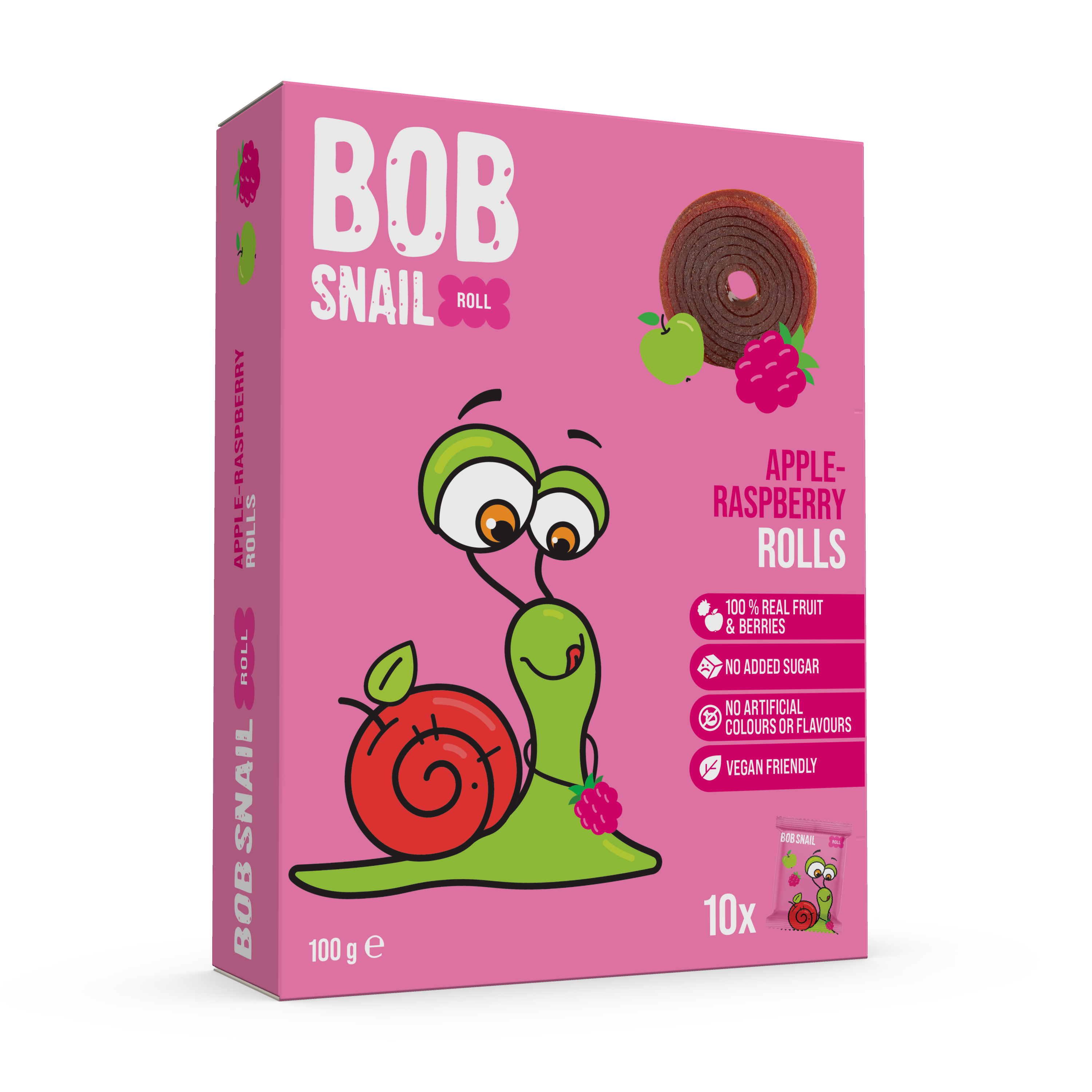 Bob Snail Roll Jabłko-Malina 100G