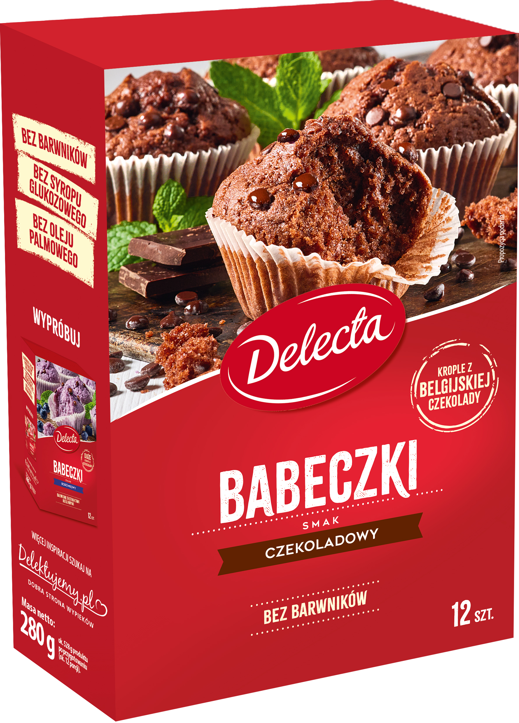 Babeczki Smak Czekoladowy 280G Delecta