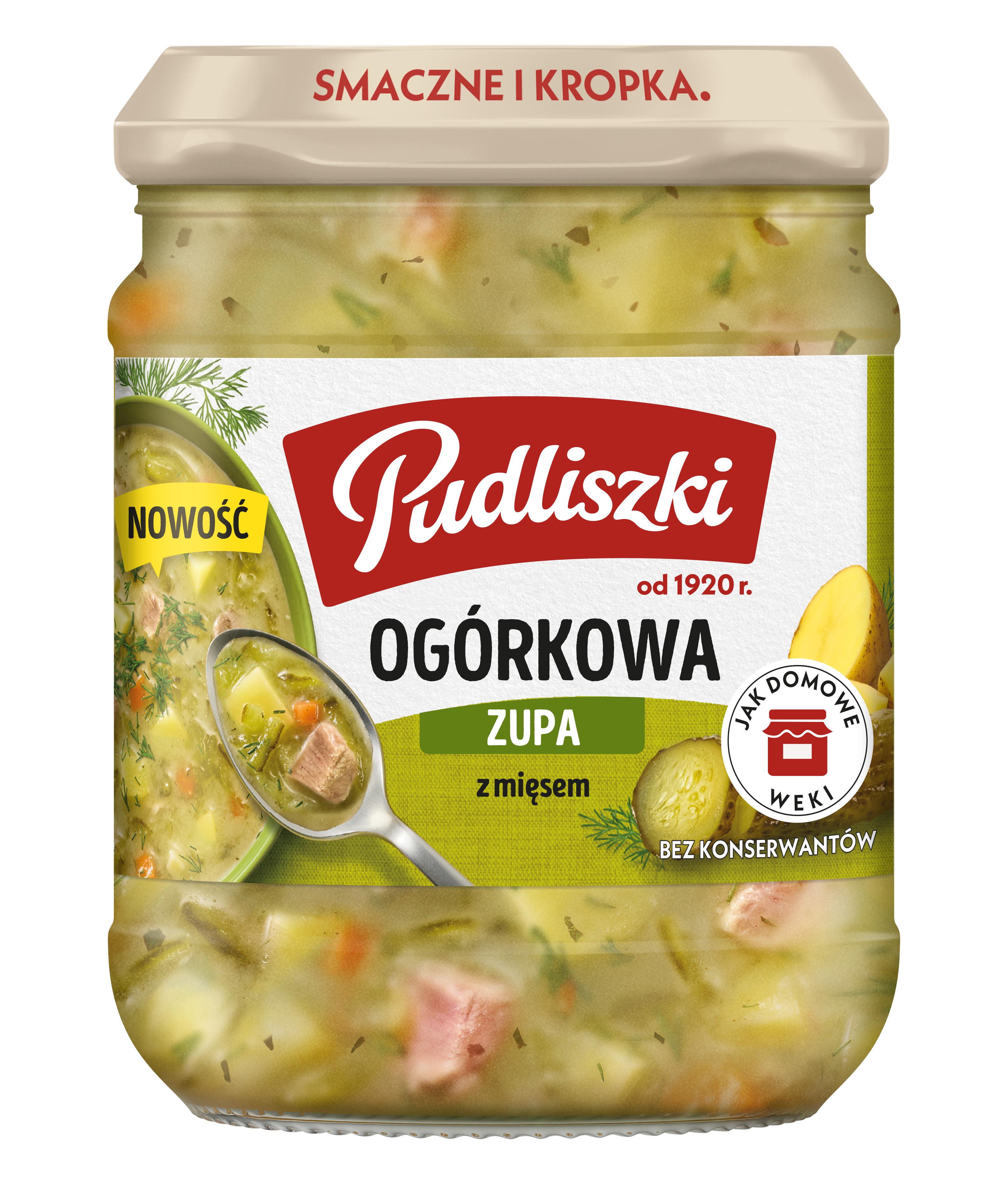 Zupa Ogórkowa Z Mięsem Pudliszki 440G