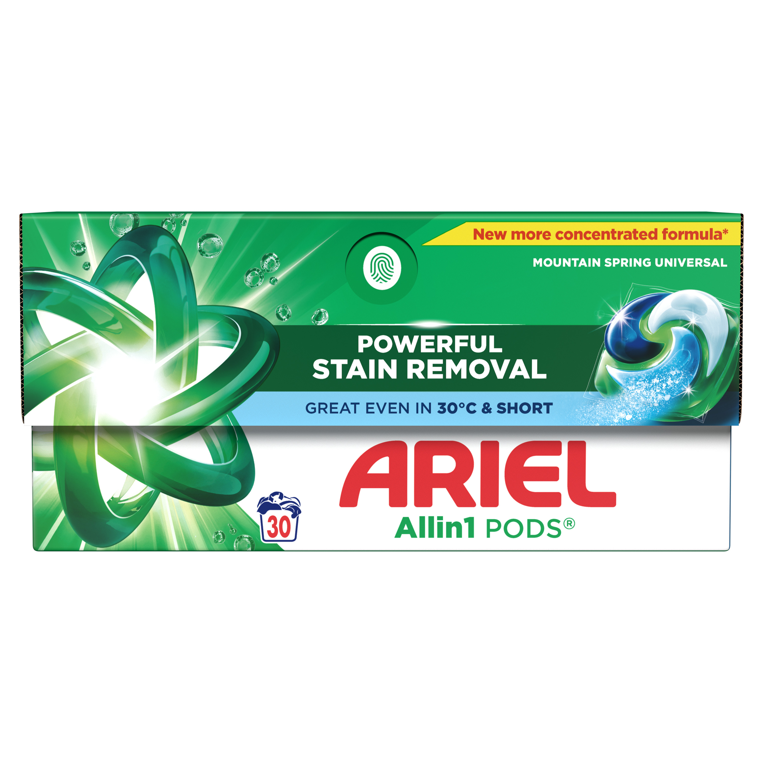 Ariel Allin1 Pods Mountain Spring Universal Kapsułki Do Prania, 30 Prań
