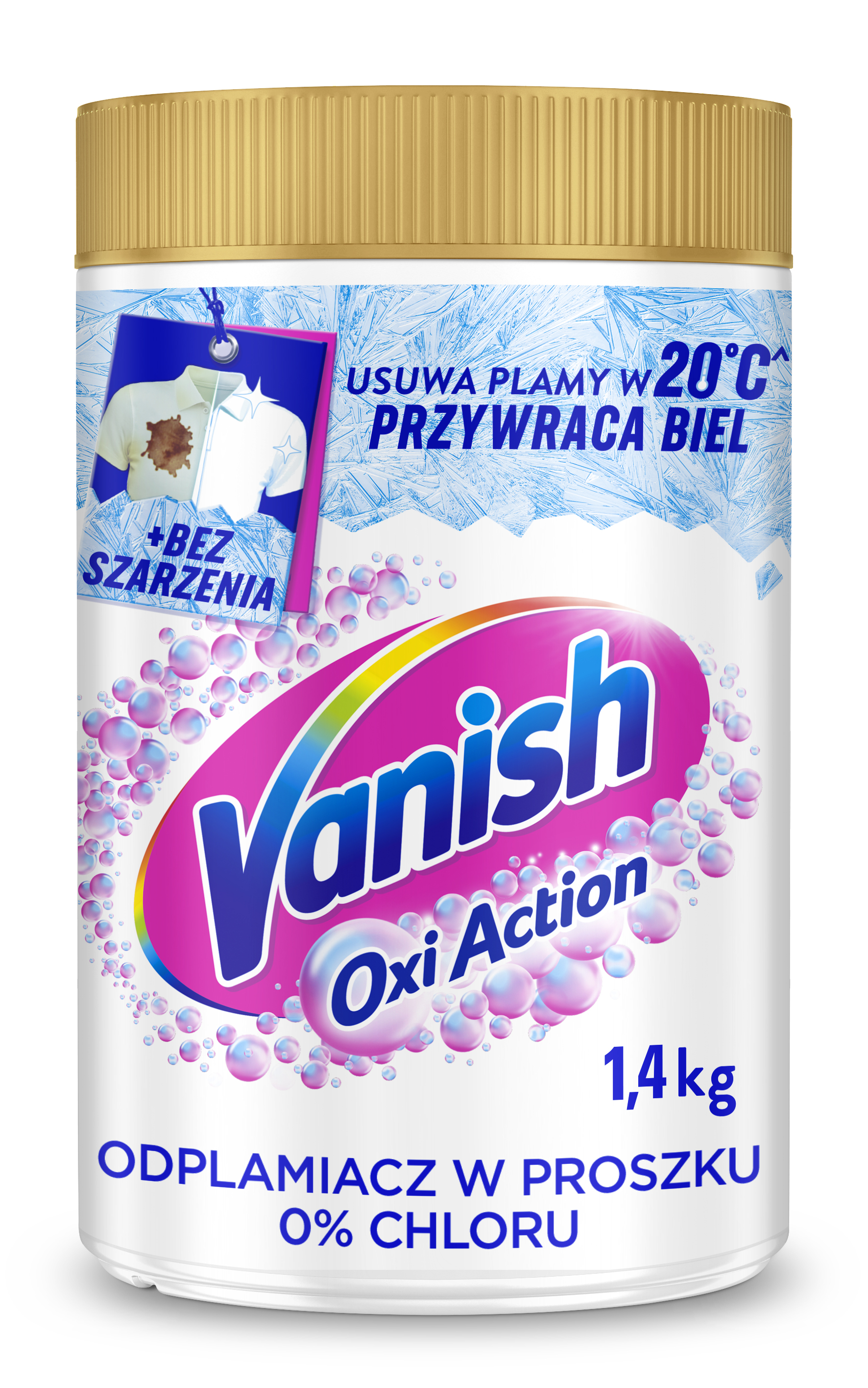 Vanish Odplamiacz Oxi Action White 1,4Kg