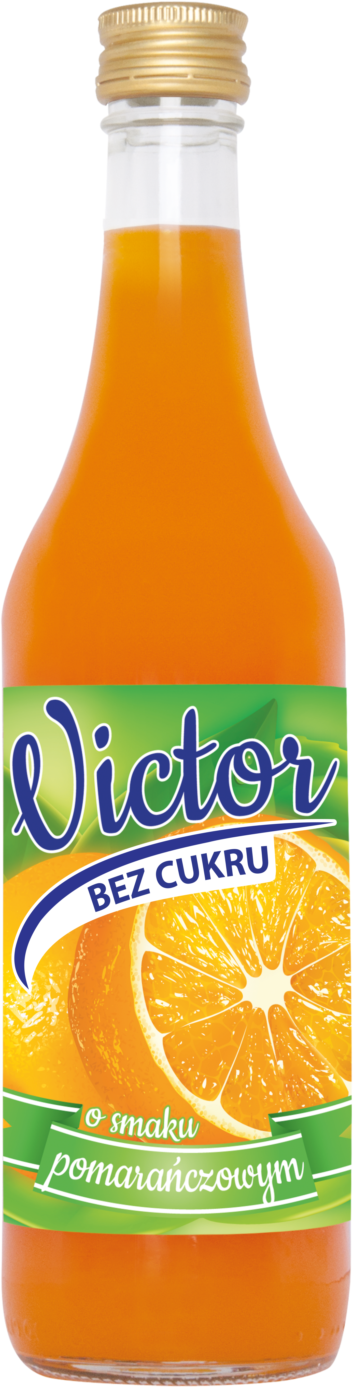 Zaprawa Do Napojów O Smaku Pomarańczowym 500 Ml Bez Cukru. Victor