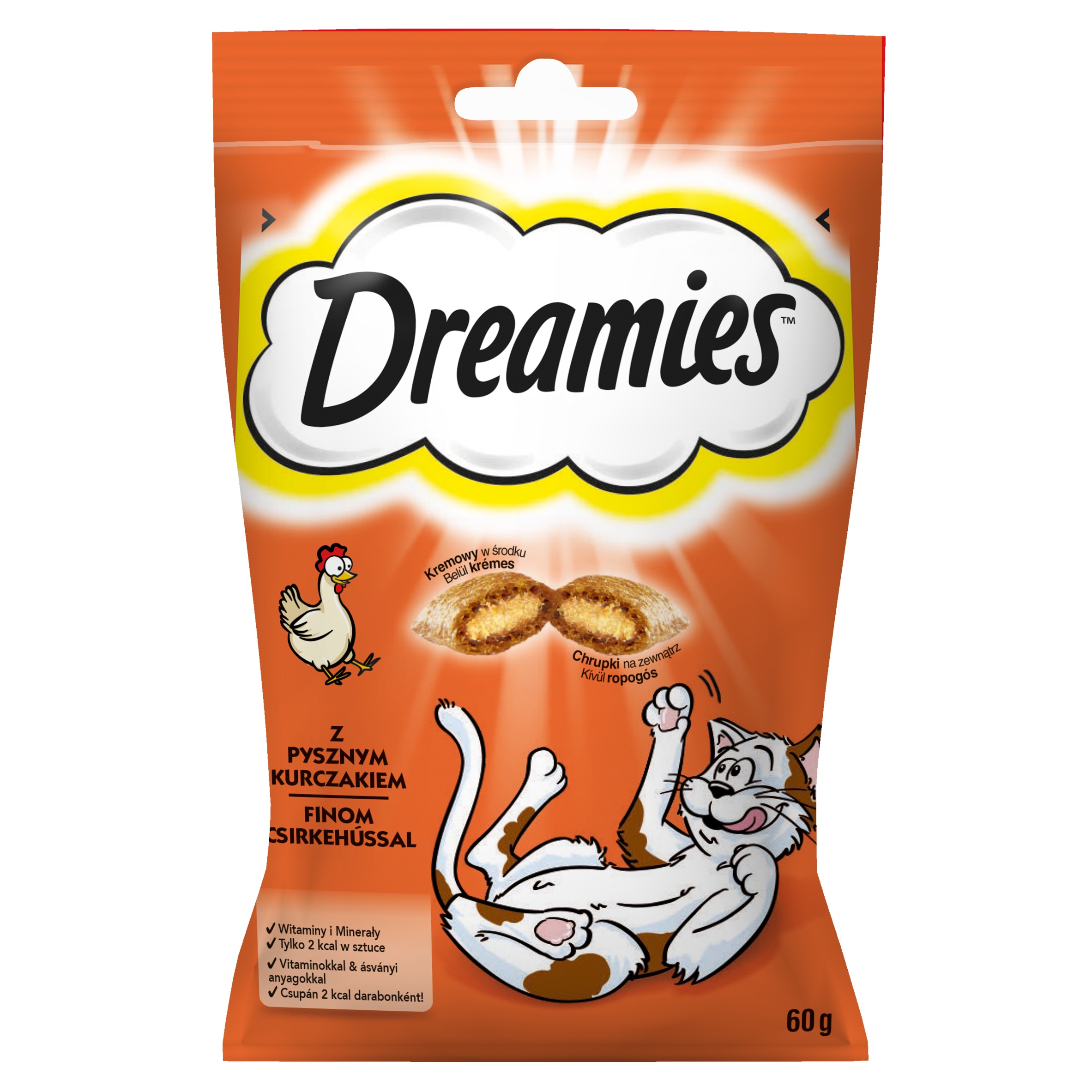 Dreamies Z Kurczakiem 60G