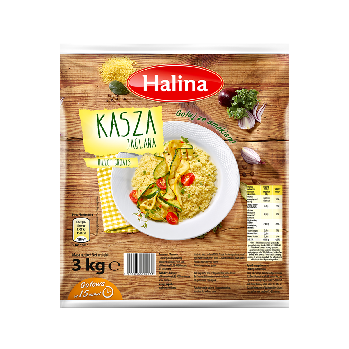 Halina Kasza Jaglana 3Kg