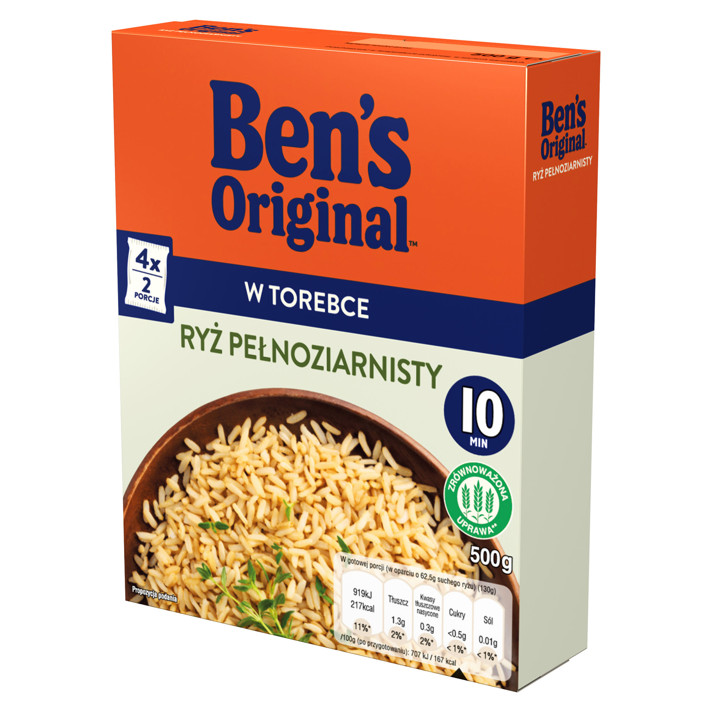 Ben'S Pełnoziarnisty Ryż Paraboliczny 500G