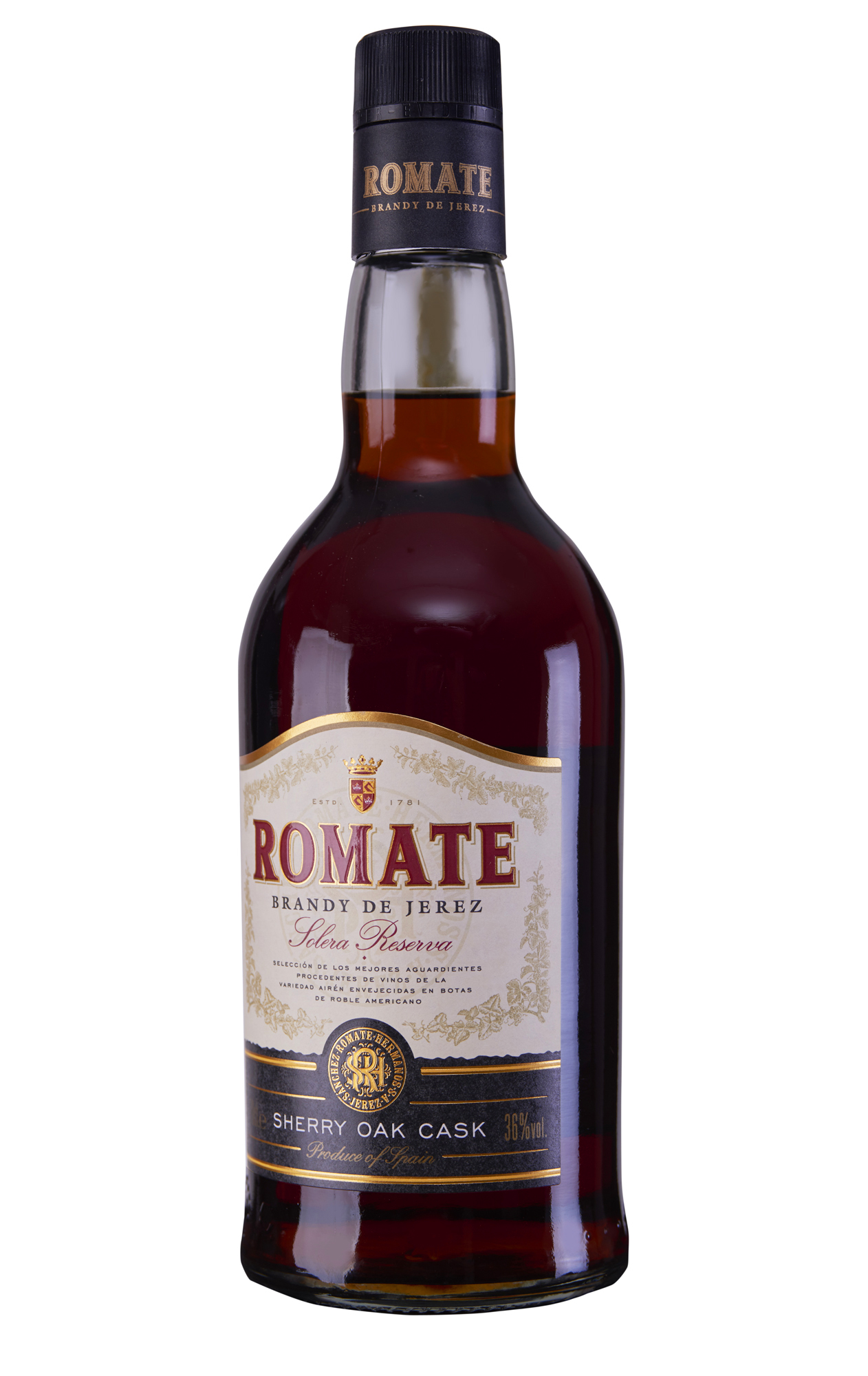 Brandy Romate De Jerez 0,7 L 36%