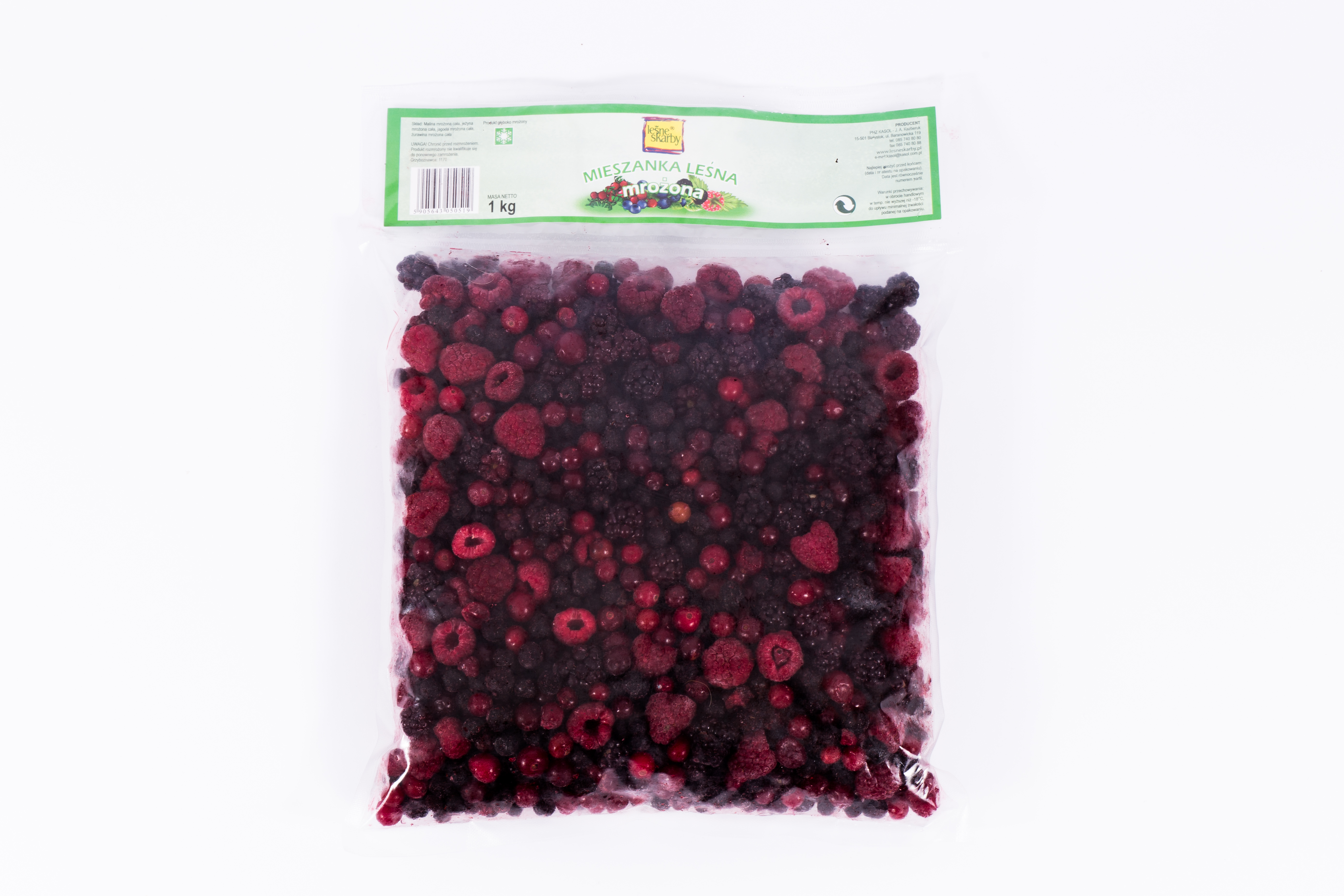 Mieszanka Owoców Leśnych, Produkt Głęboko Mrożony 1Kg Leśne Skarby