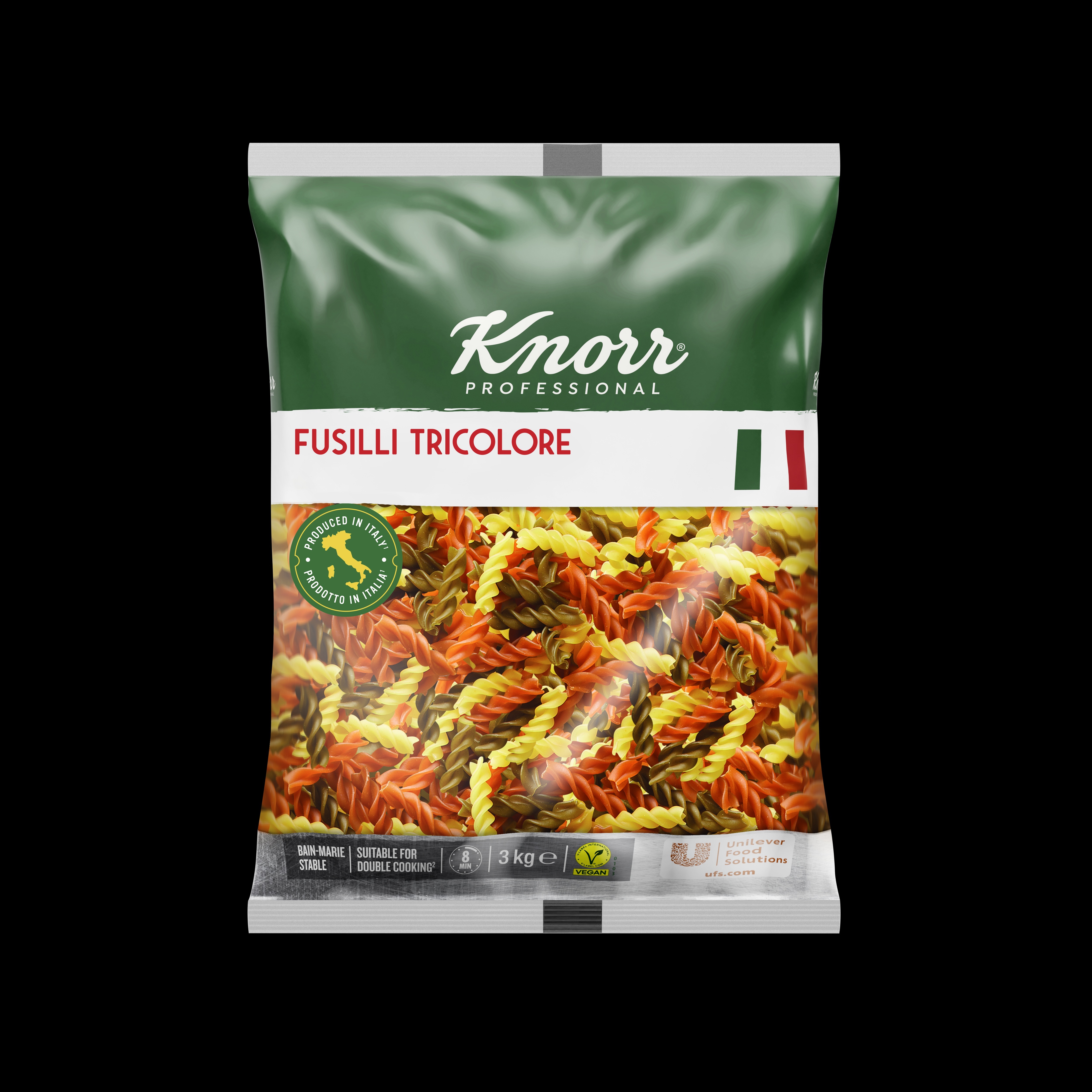 Makaron Fusilli Tricolore (Świderki W 3 Kolorach) Knorr 3Kg