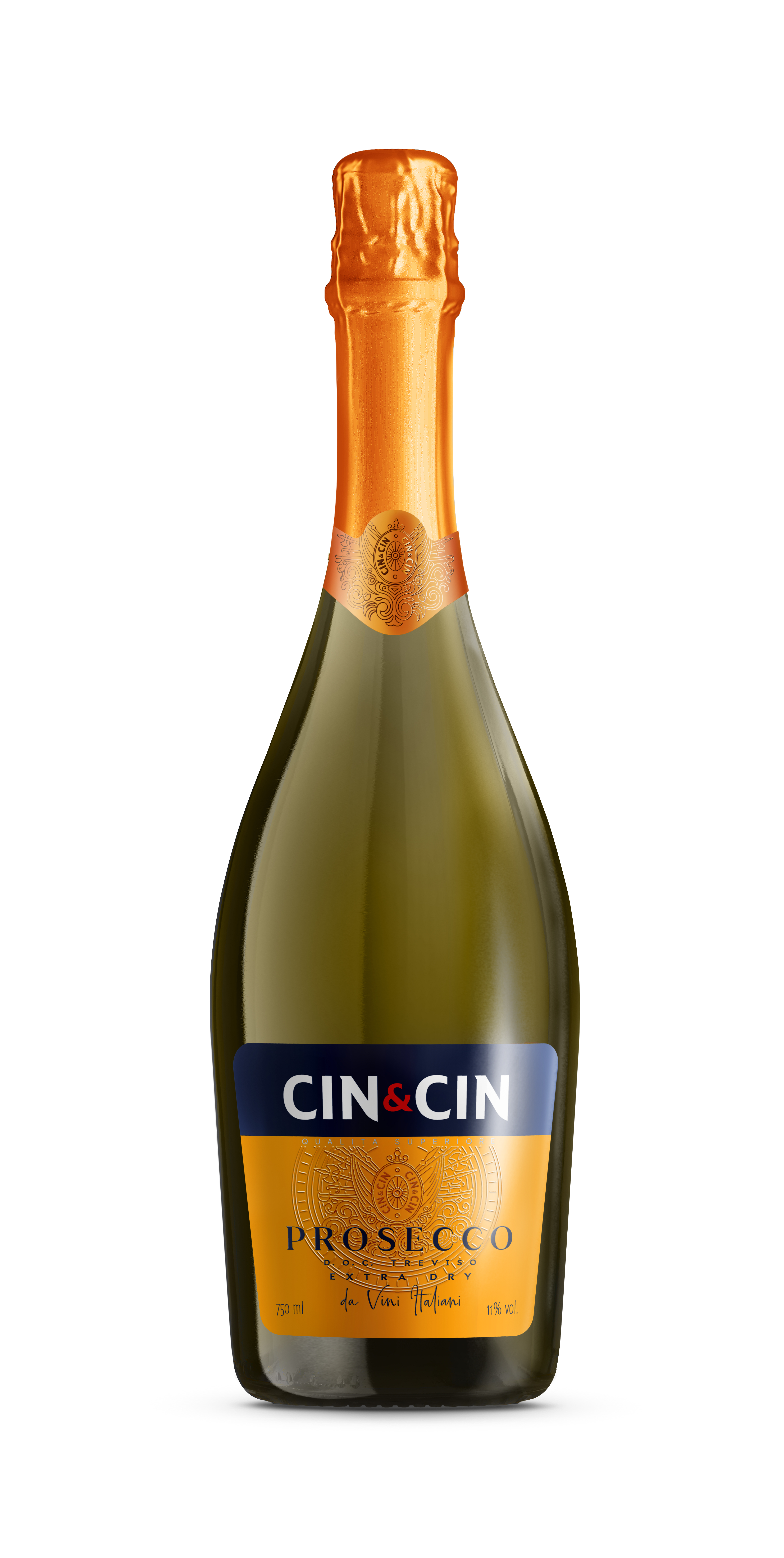 Wino Musujące Białe Wytrawne Cin&Cin Prosecco 750Ml